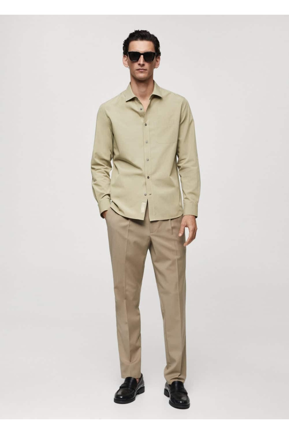 پیراهن مردانه مانگو | 67074445 MANGO Man - Image 2