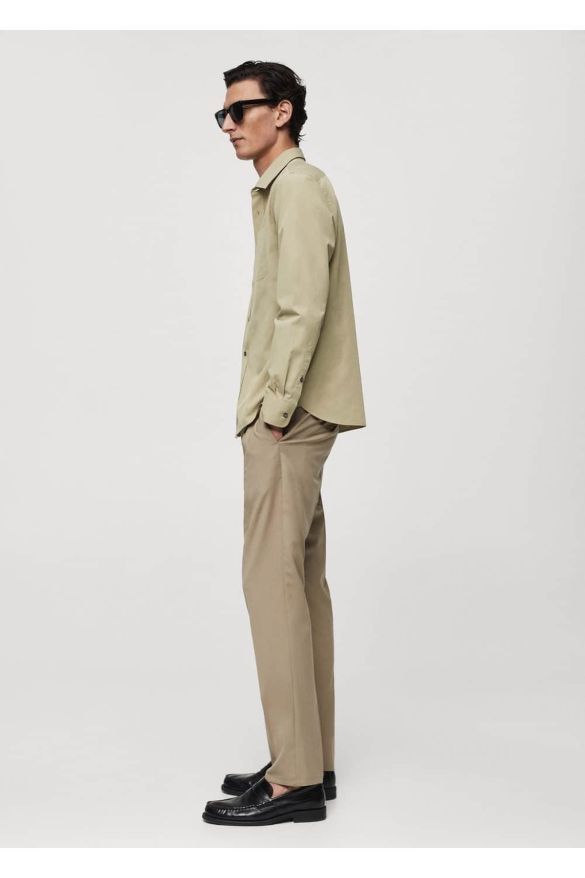 پیراهن مردانه مانگو | 67074445 MANGO Man - Image 8