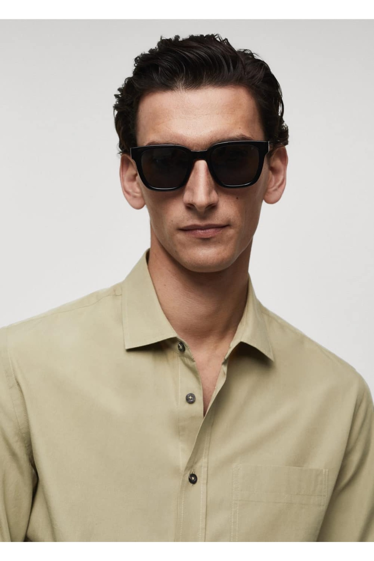 پیراهن مردانه مانگو | 67074445 MANGO Man - Image 5