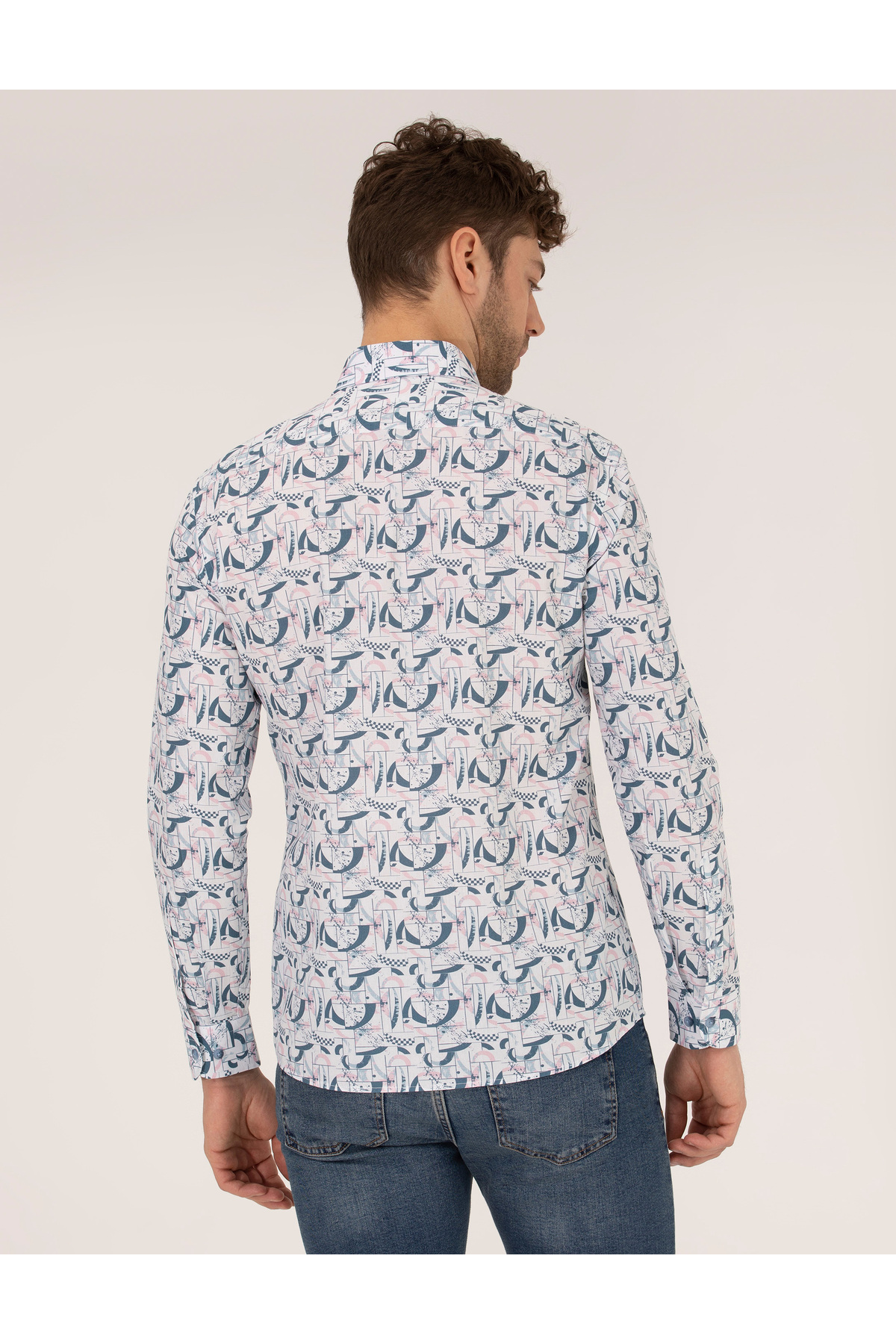 پیراهن مردانه پیر کاردین | 50264887-vr041 Pierre Cardin - Image 5