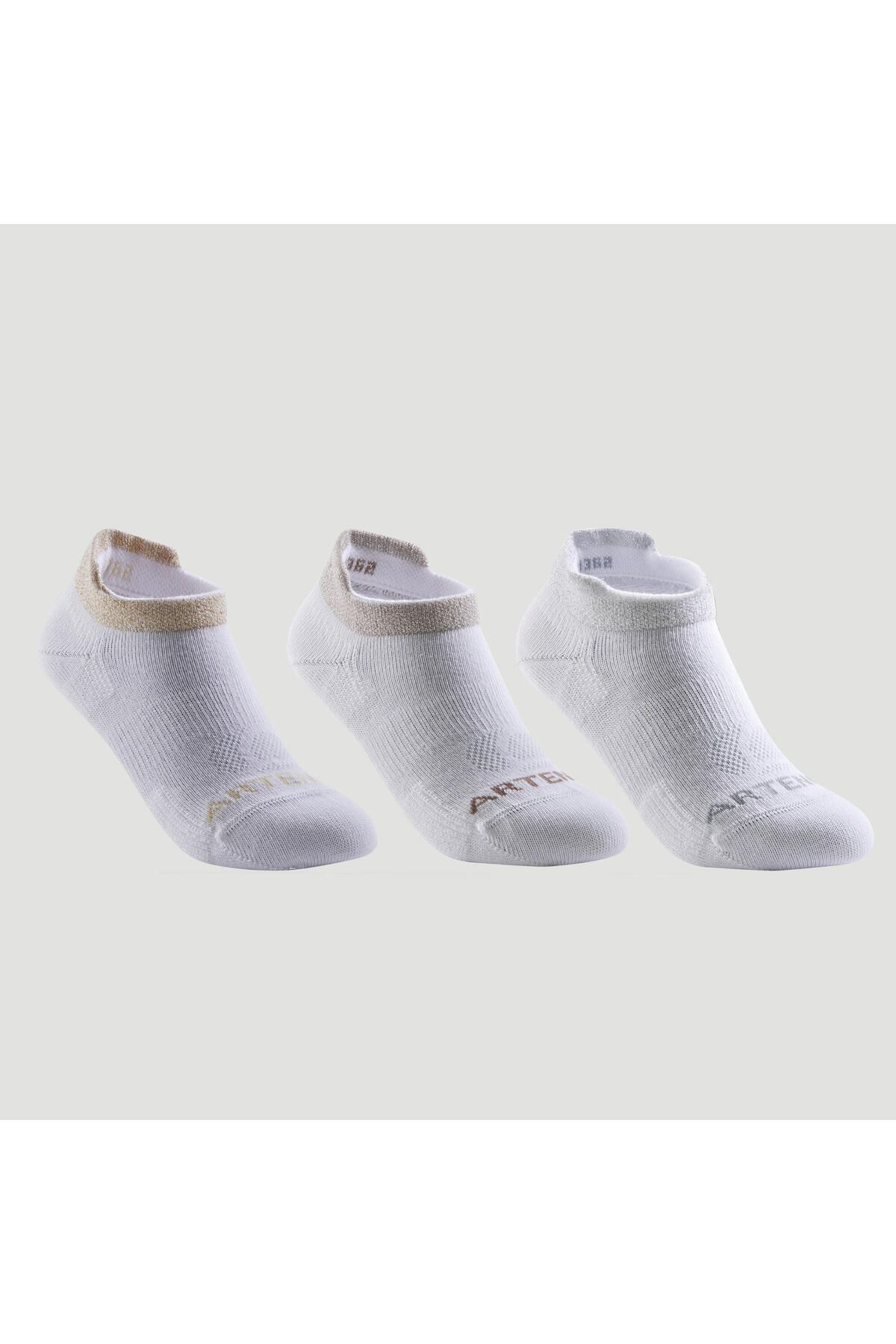 Decathlon Artengo Çocuk Tenis Çorabı - Kısa Konç - 3 Çift - Beyaz - Rs 160 304966