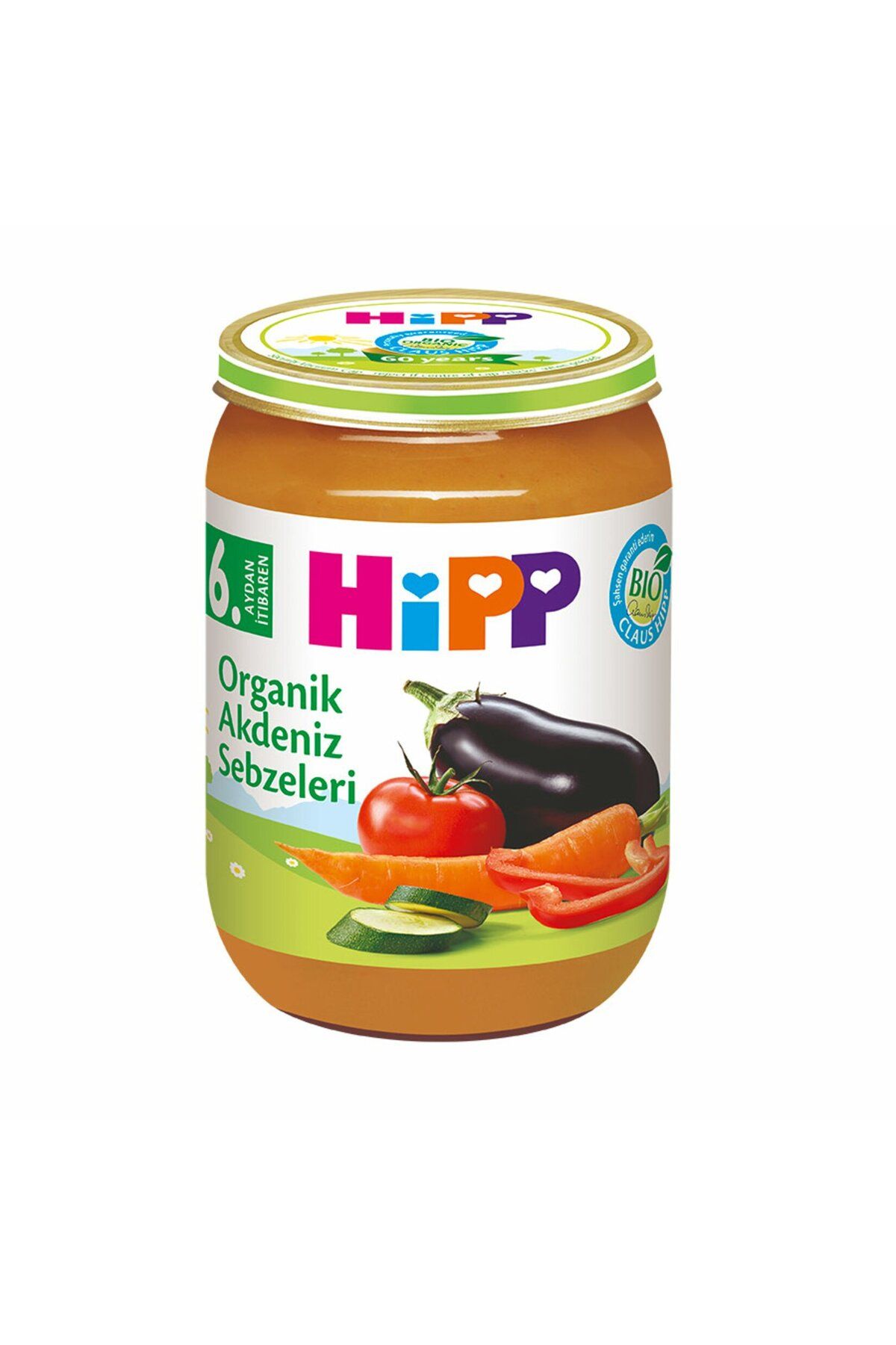 Hipp Organik Akdeniz Sebzeleri 190 gr