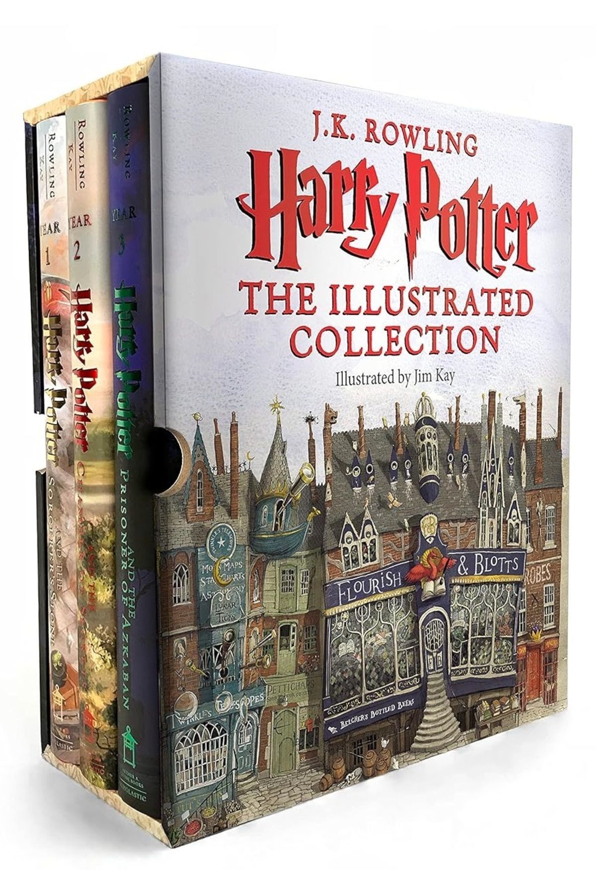 Genel Markalar Harry Potter: The Illustrated Collection (BOOKS 1-3 BOXED SET) - J. K. Rowling