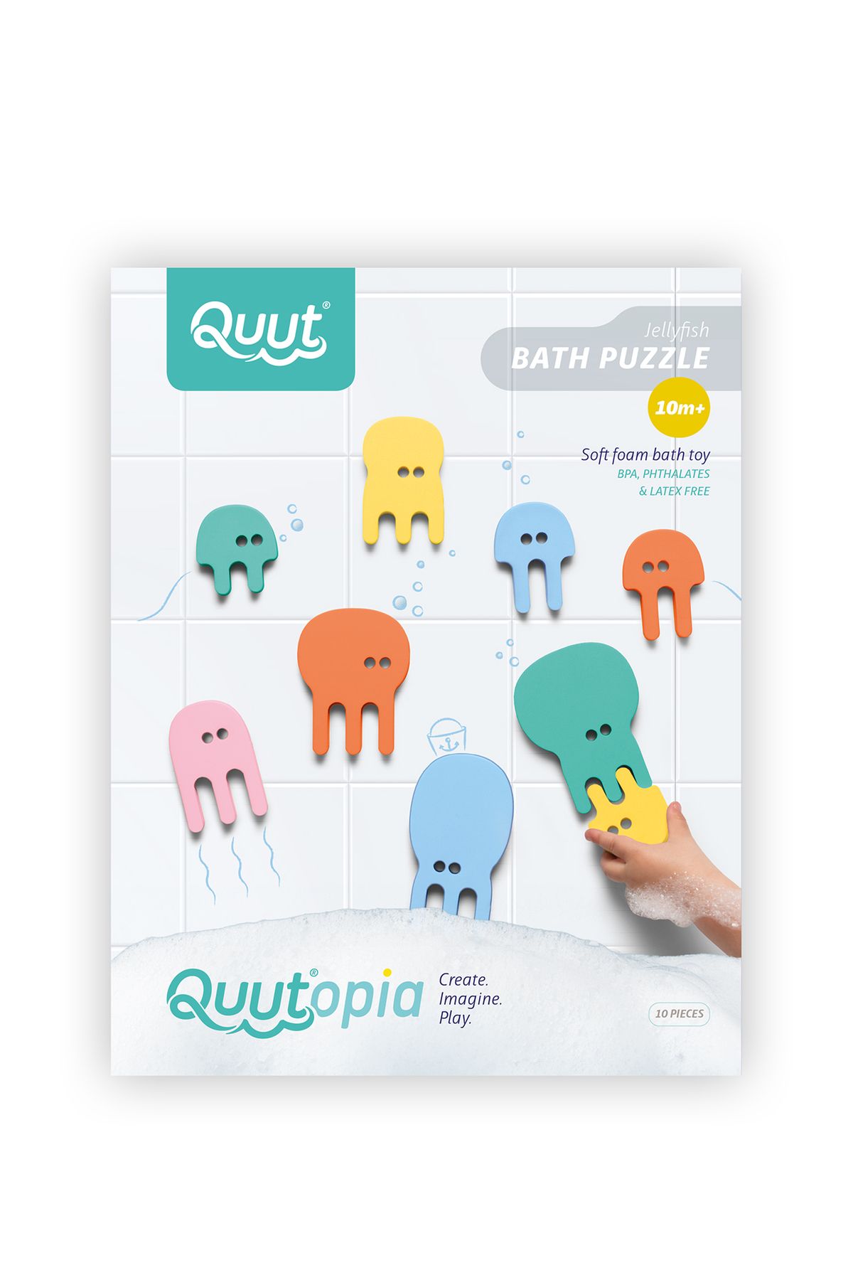 Quut-Jellyfish Patterned Bath Puzzle 2