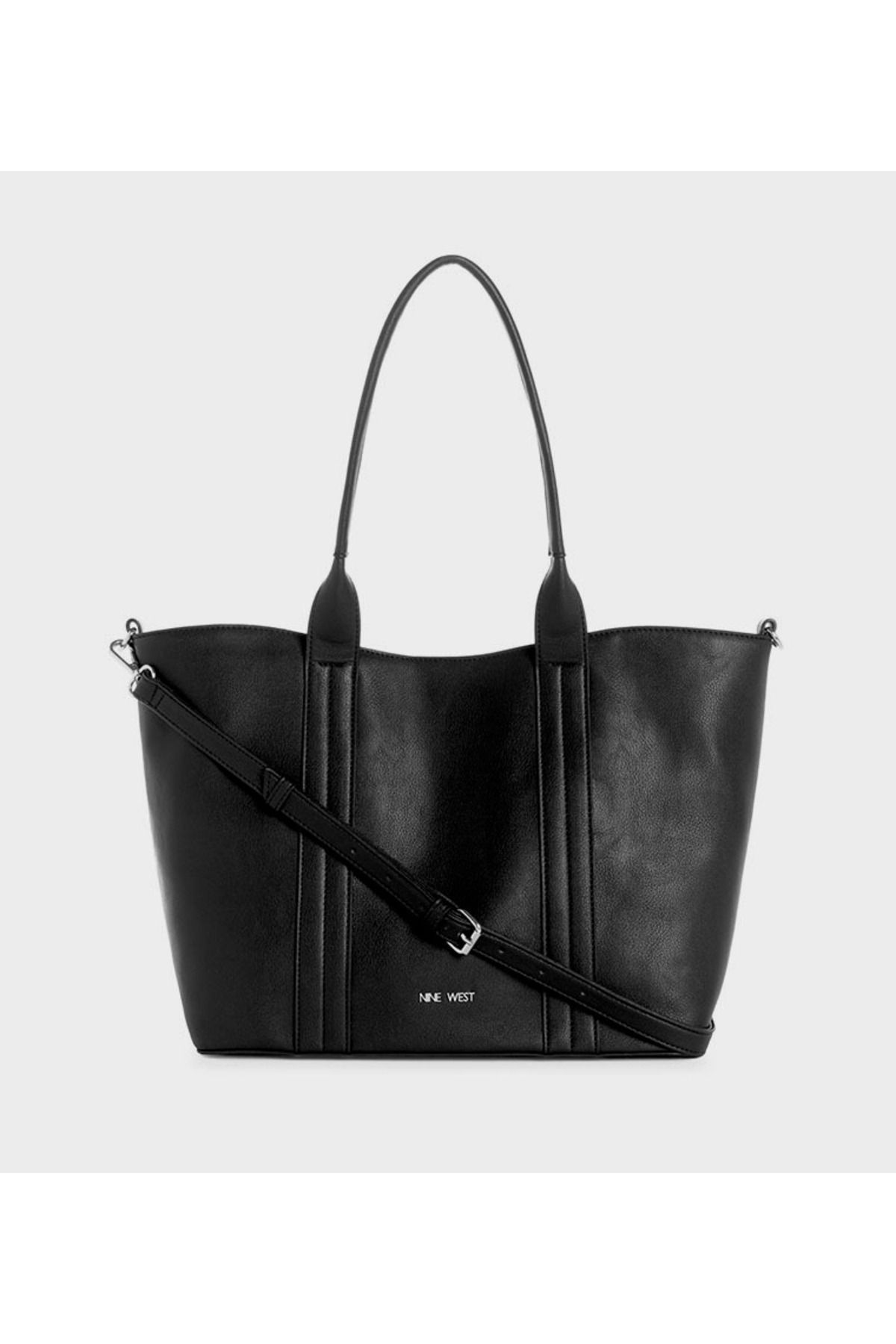 Nine West Ninewest Kyndall Trap W Pouch Black Tote Bag for Women Trendyol