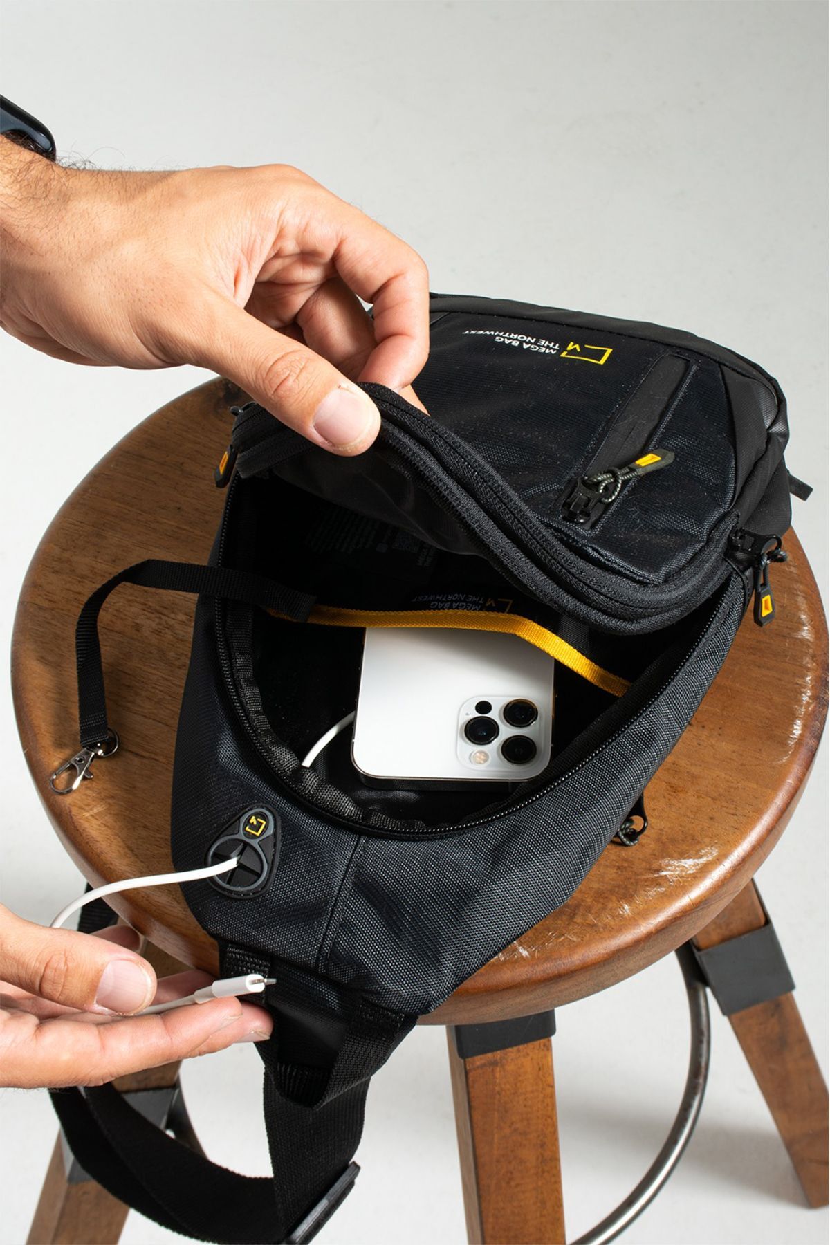 کوله پشتی زنانه مشکی KASVA DERİ | ç10 اورجینال - تصویر 3