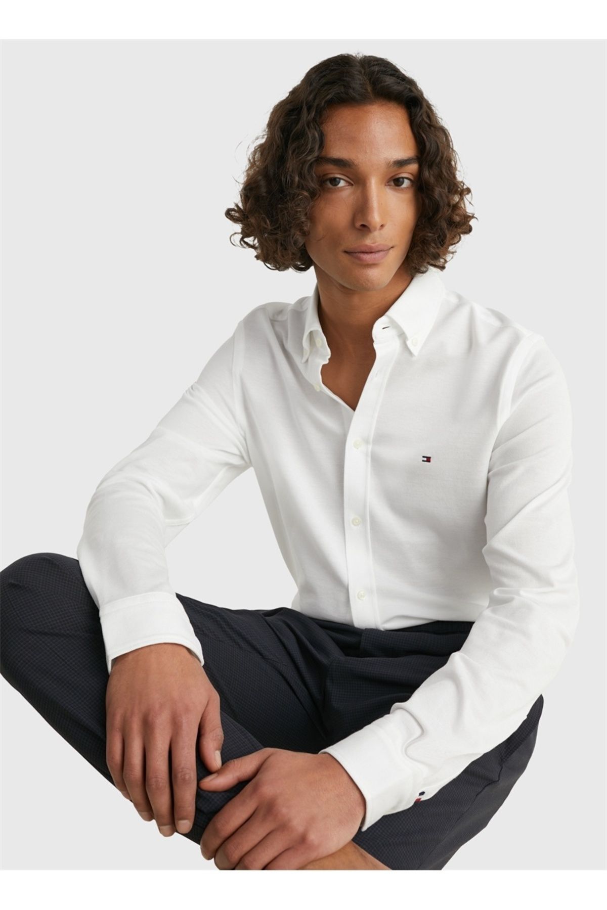 پیراهن مردانه تامی هلفیگر | MW0MW30675YCF Tommy Hilfiger - Image 3