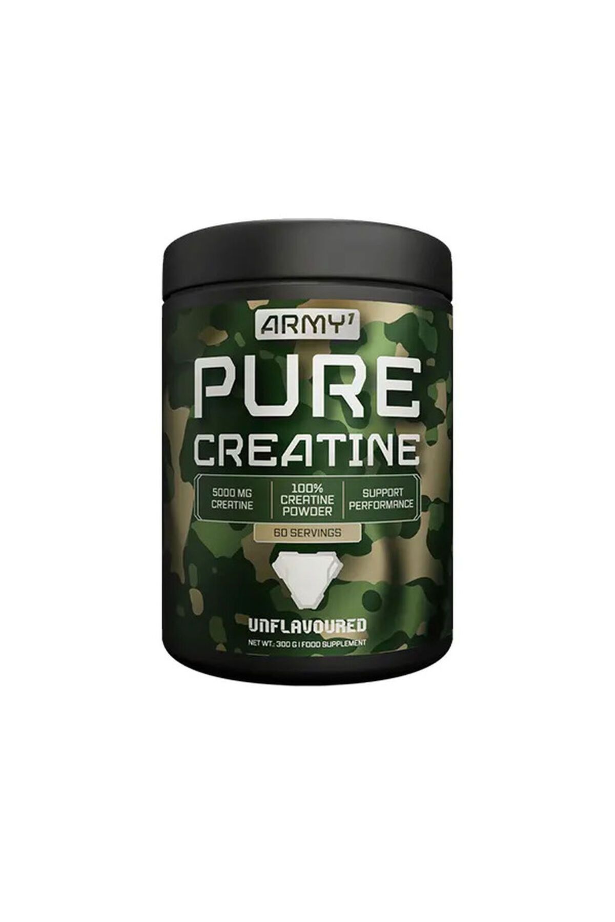army Pure Creatine Monohidrat 300 Gram 60 Servis / 5 gram ABD MENŞEİ