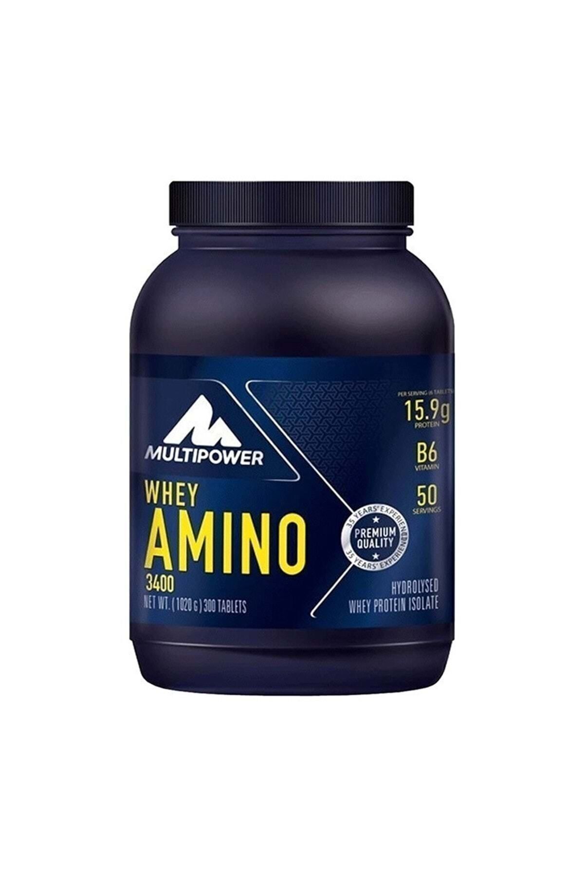 Multipower Whey Amino 3400 — 300 таблеток