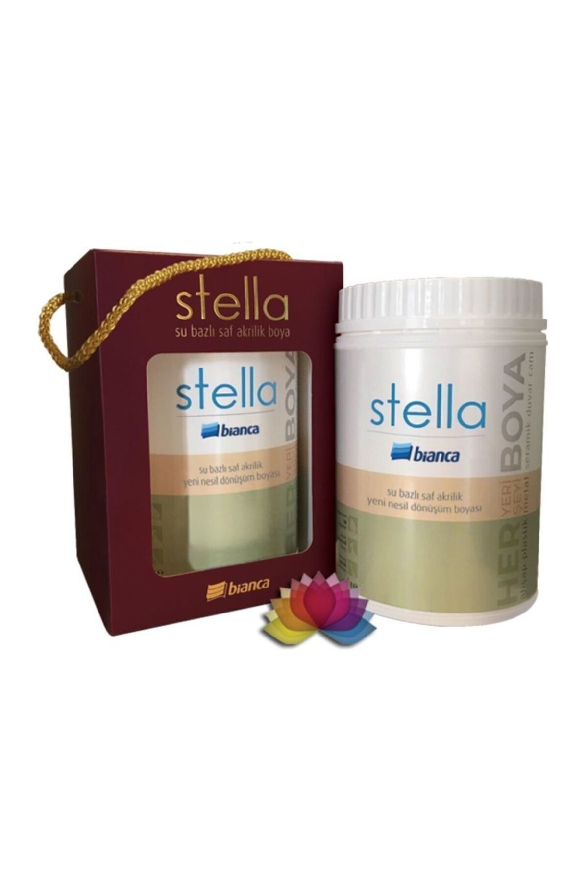 Stella Water Based Pure Acrylic Paint - Crater