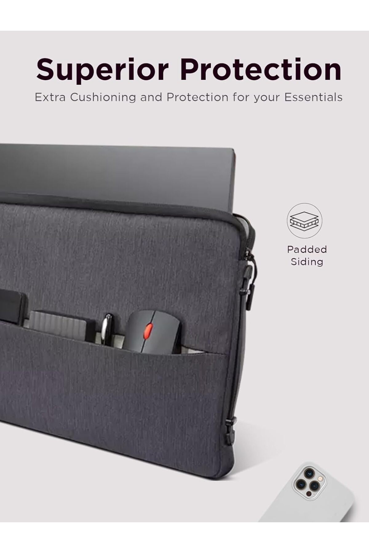 کیف LENOVO لپ‌تاپ Urban Sleeve 15.6 اینچی Gx40z50942 اورجینال - تصویر 5