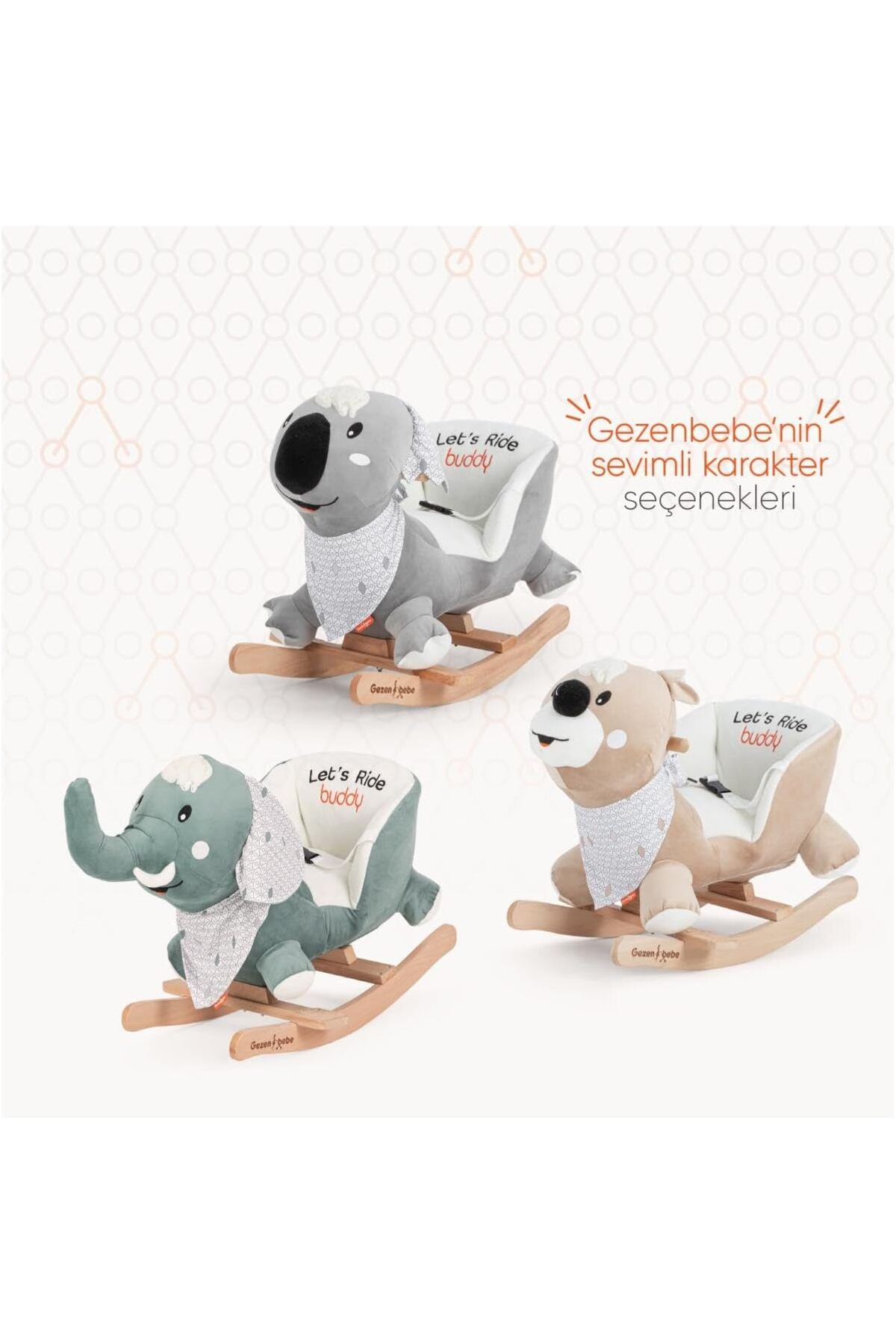 Gezenbebe Buddy Sallanan Arkadaş - Bunny fotoğrafı 6 (önizleme)