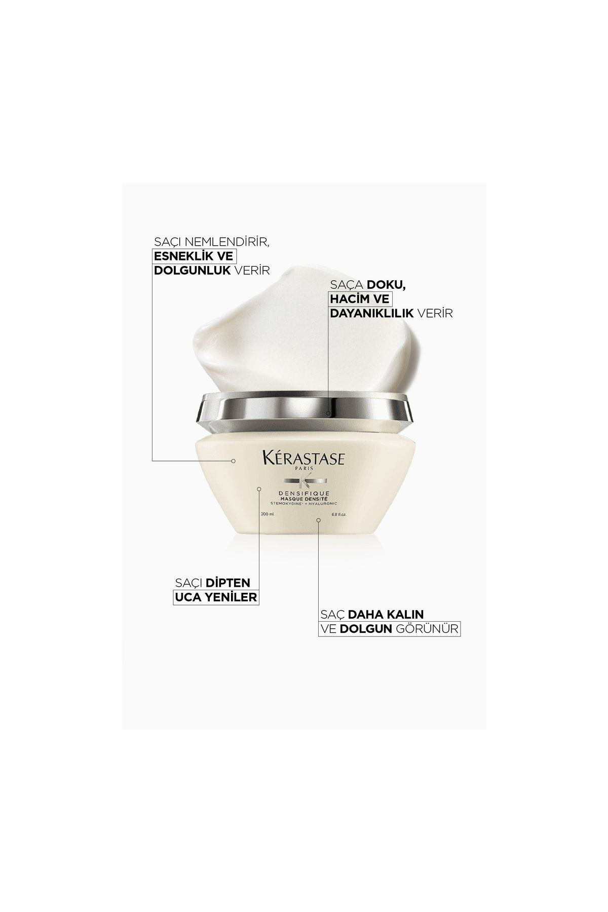 ماسک غلیظ کننده فوری Densifique Masque Densité 200 میلی لیتر Kerastase