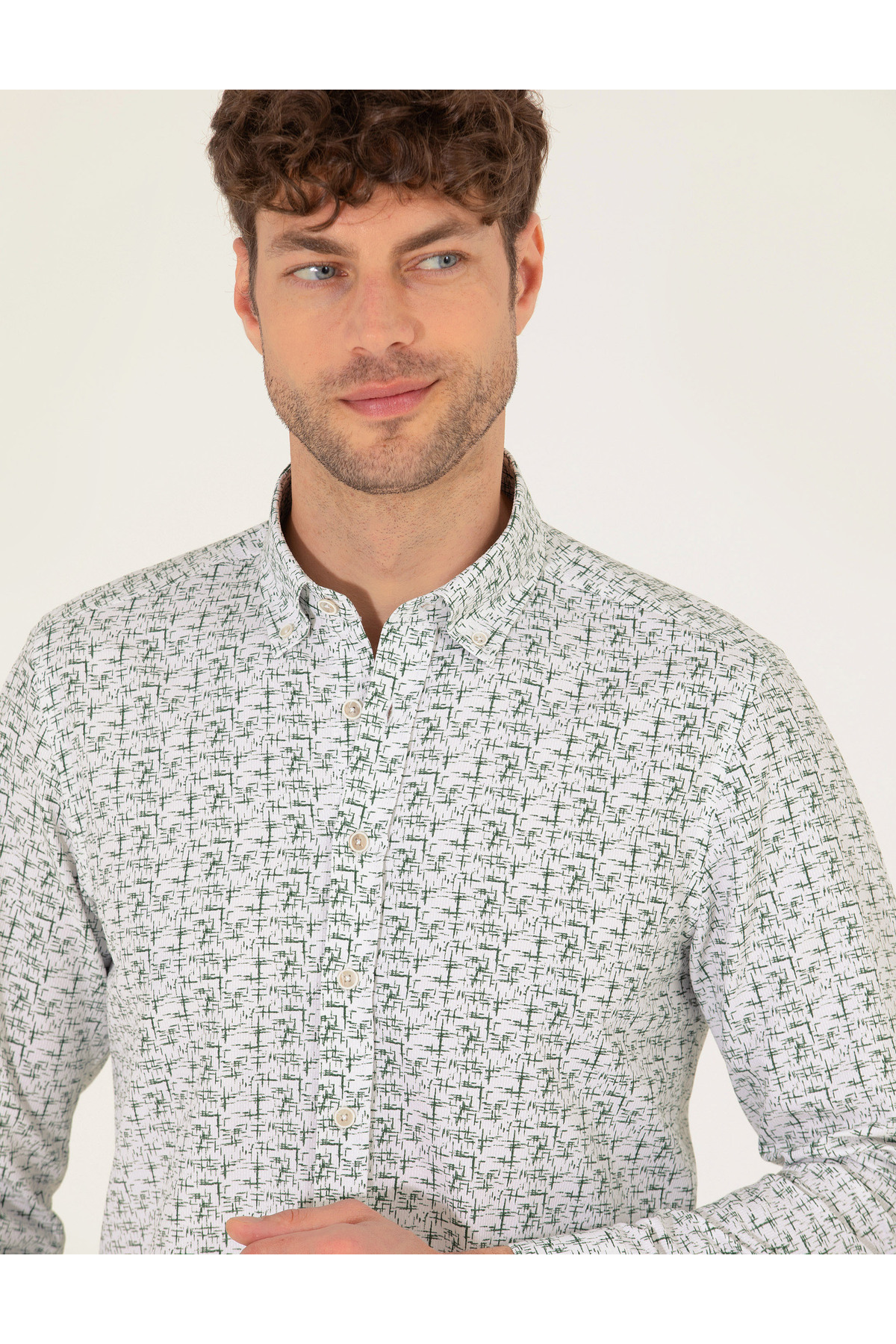 پیراهن مردانه پیر کاردین | 50272323-VR027 Pierre Cardin - Image 3