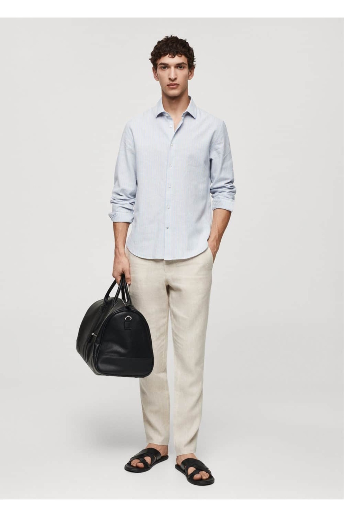 پیراهن مردانه مانگو | 67076726 MANGO Man - Image 2