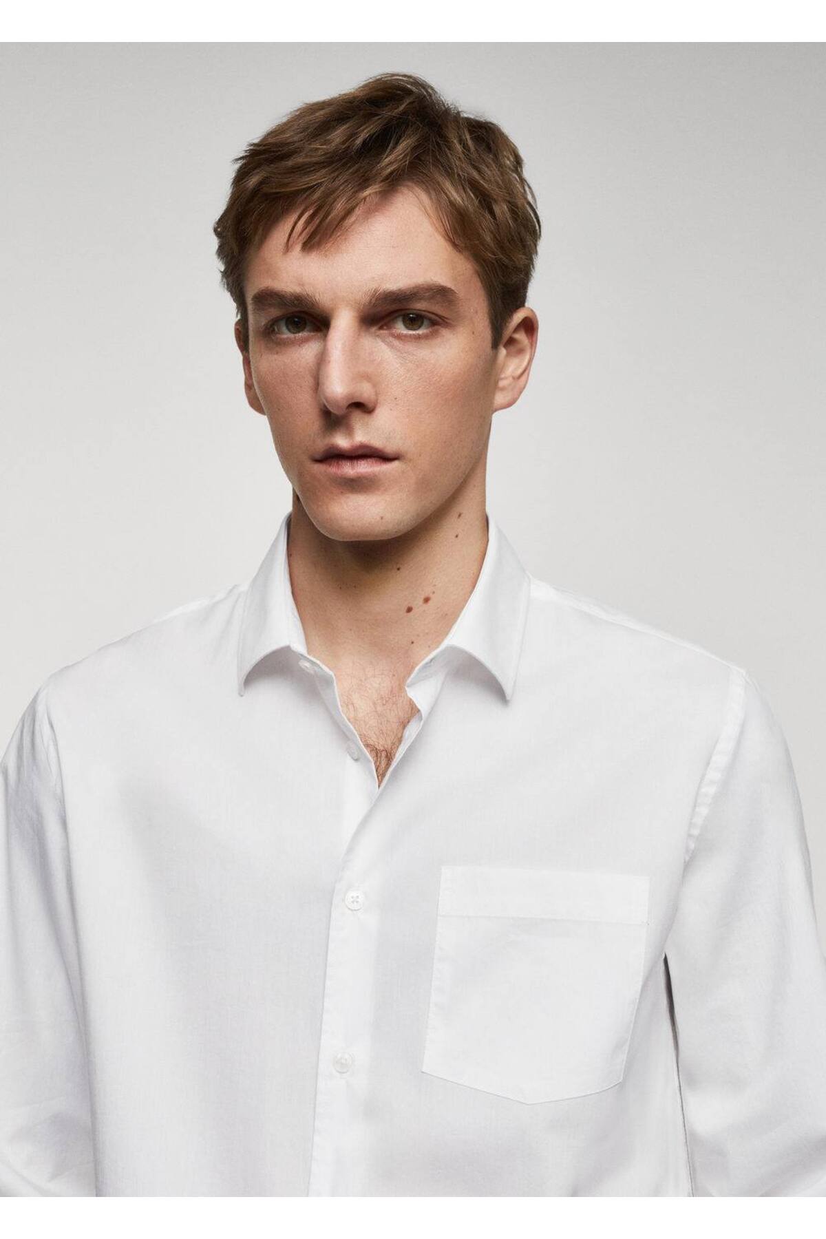 پیراهن مردانه مانگو | 67060629 MANGO Man - Image 5