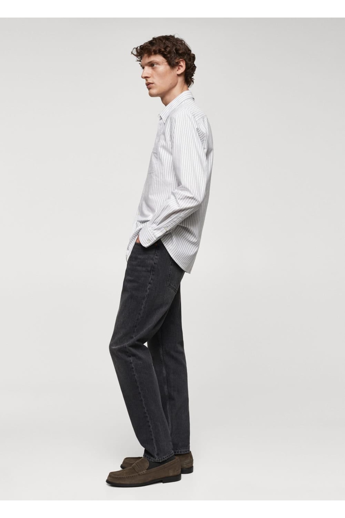 پیراهن مردانه مانگو | 67030631 MANGO Man - Image 8