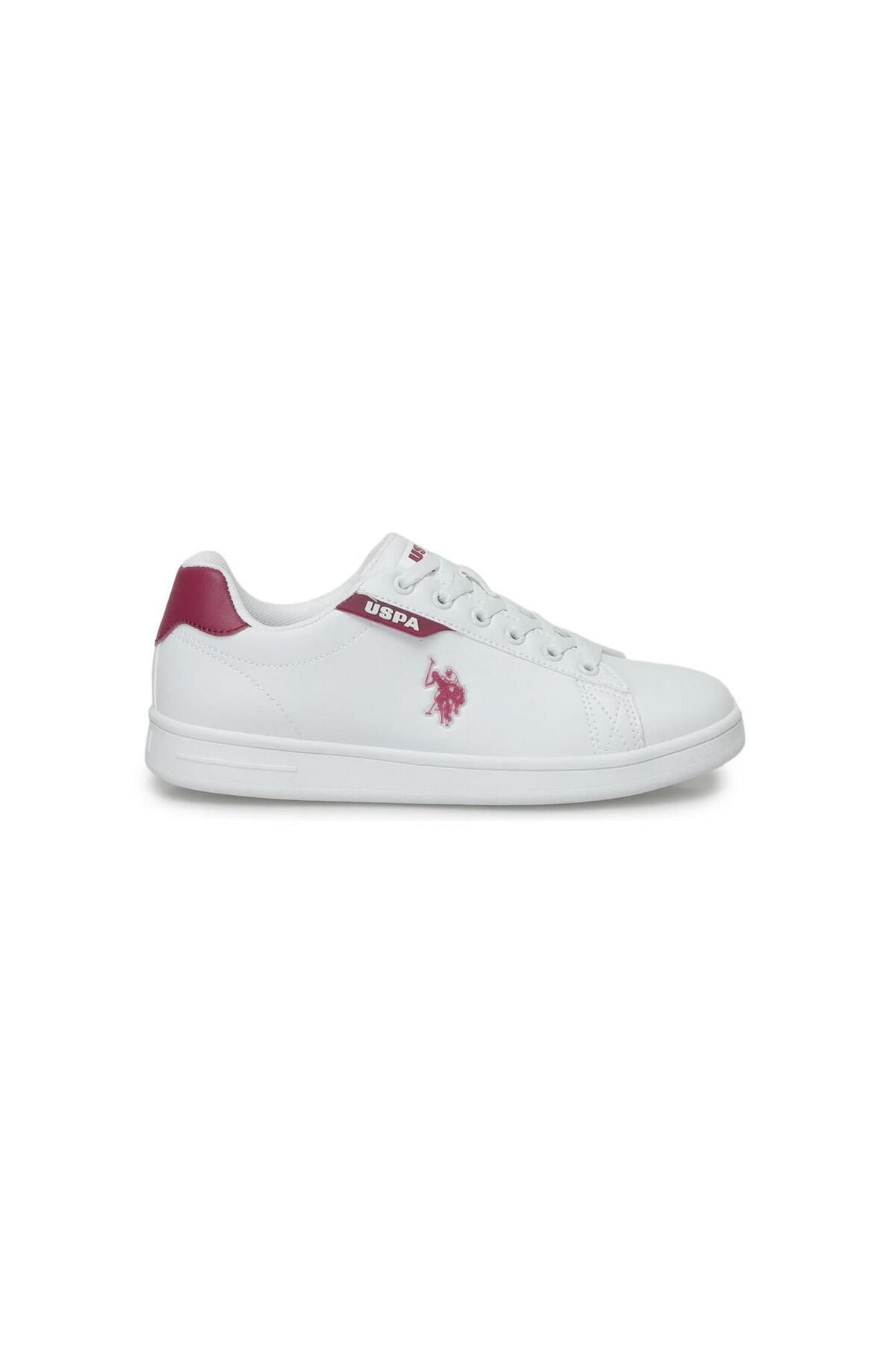 اسنیکر سفید زنانه پایه. چوگان Assn. کفش ورزشی Costa WMN BORDO U.S. Polo Assn.