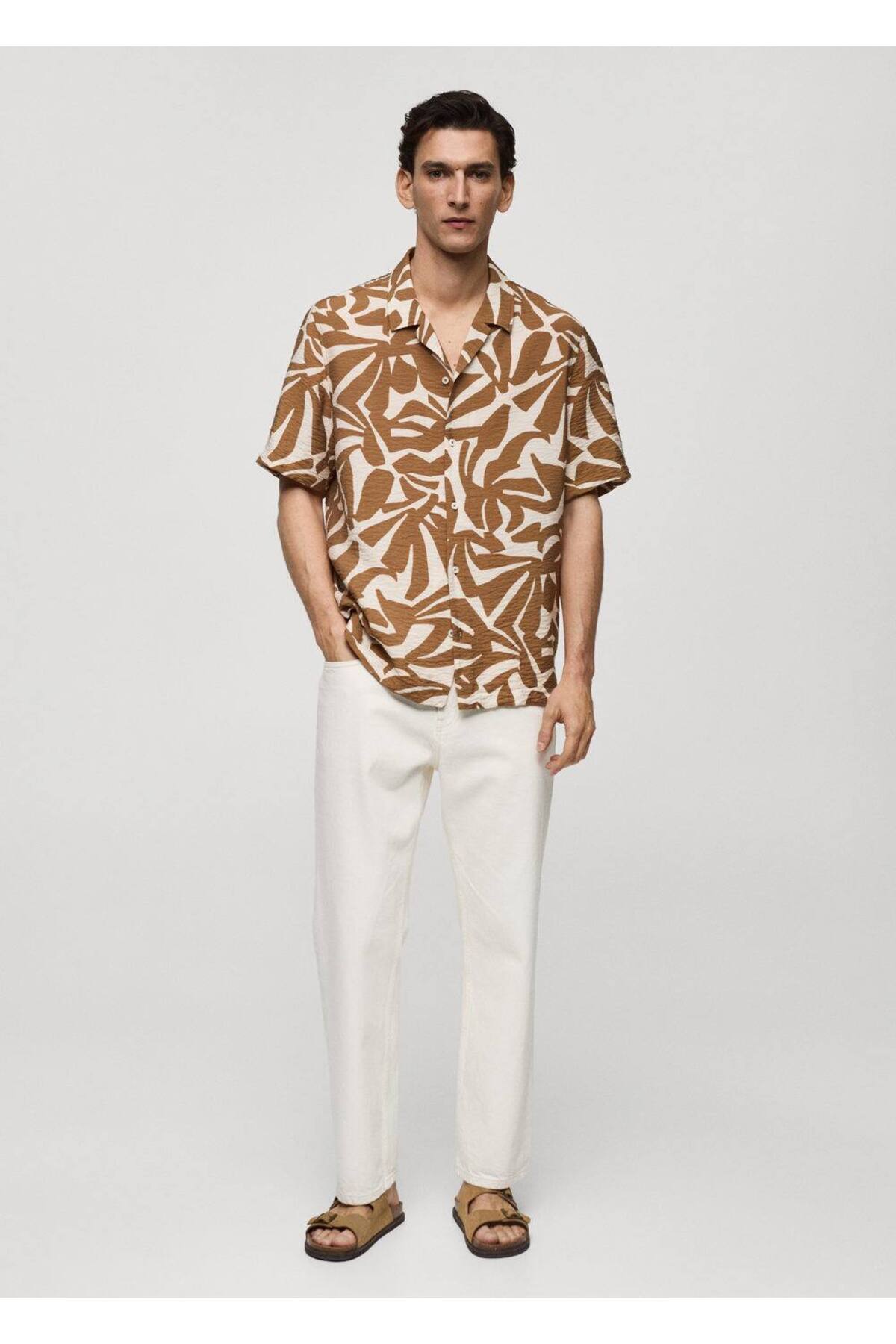 پیراهن مردانه مانگو | 67089227 MANGO Man - Image 2