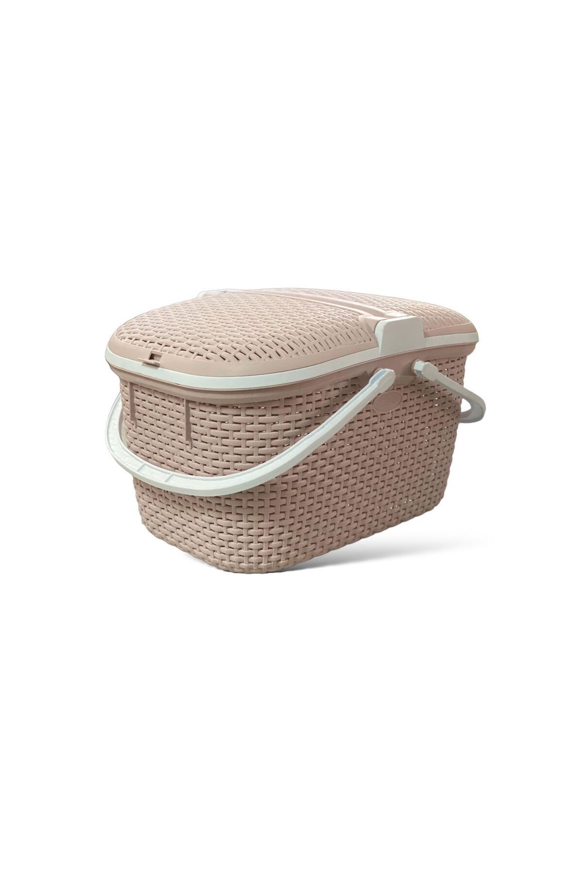 Pudra Rattan Piknik Sepeti 30 Lt