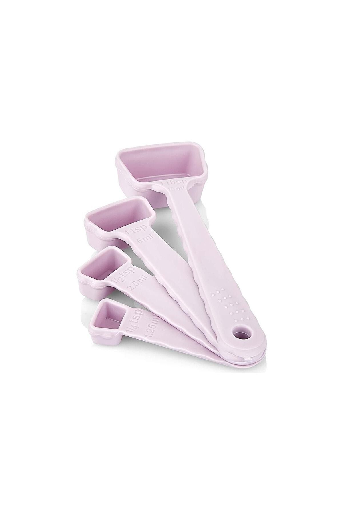 Dükkanönü-Practical Set of 4 Spoons - Adjustable Size Kp-110 2