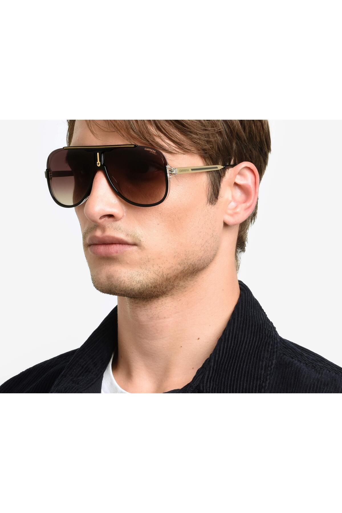 Carrera Sunglasses Brown Teardrop Trendyol