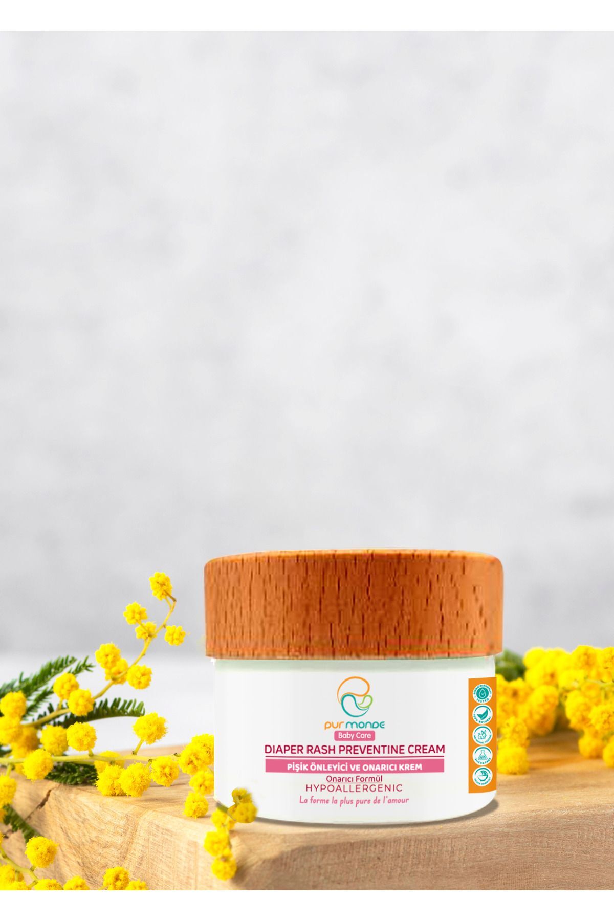 Pur Monde Doğal Pişik Önleyici Krem 50ml ,sarı Kantaron Özlü! fotoğrafı 3 (önizleme)
