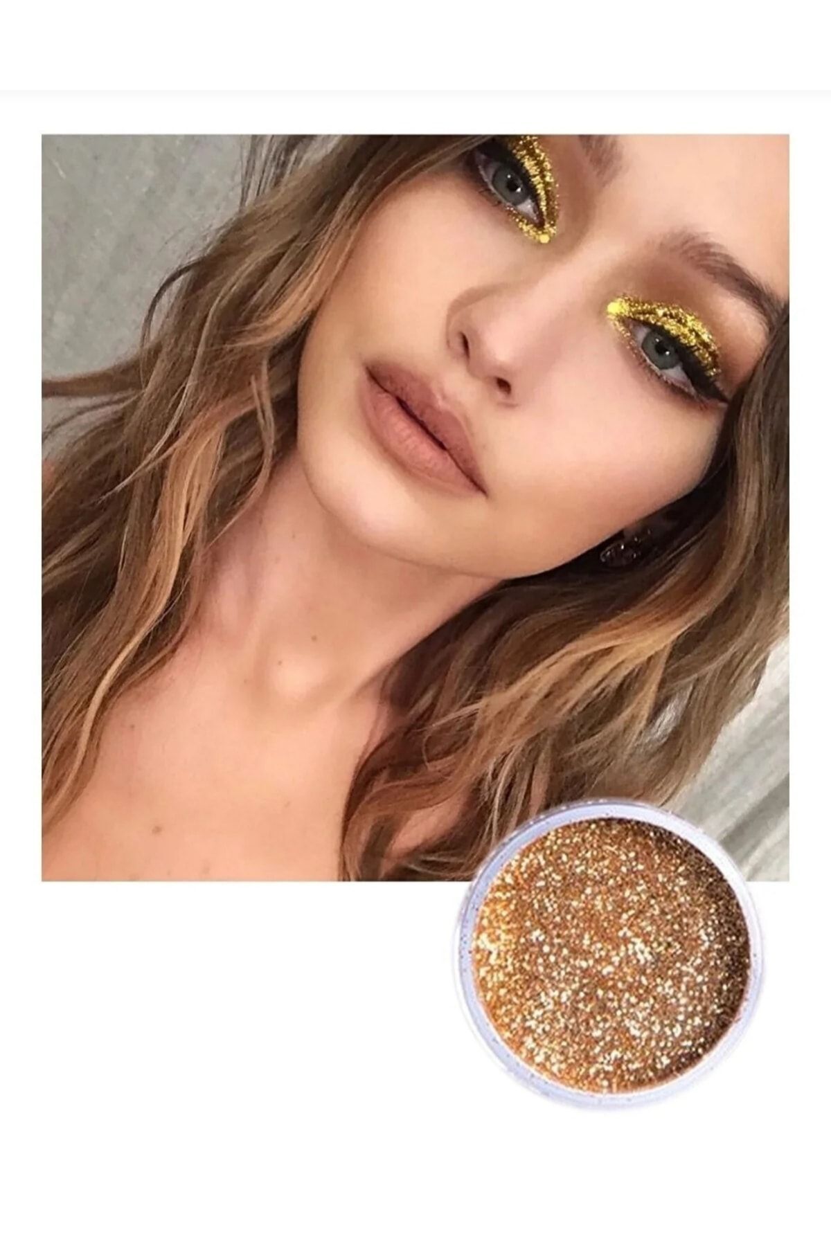 Glitter Far Simli Far Yapışkanlı Far Parlak Glitter