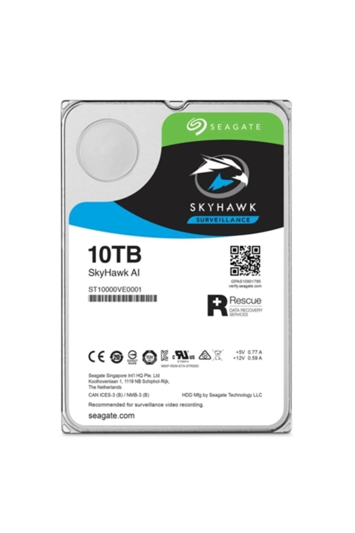 Skyhawk 3,5 10tb 256mb 7200 St10000ve001