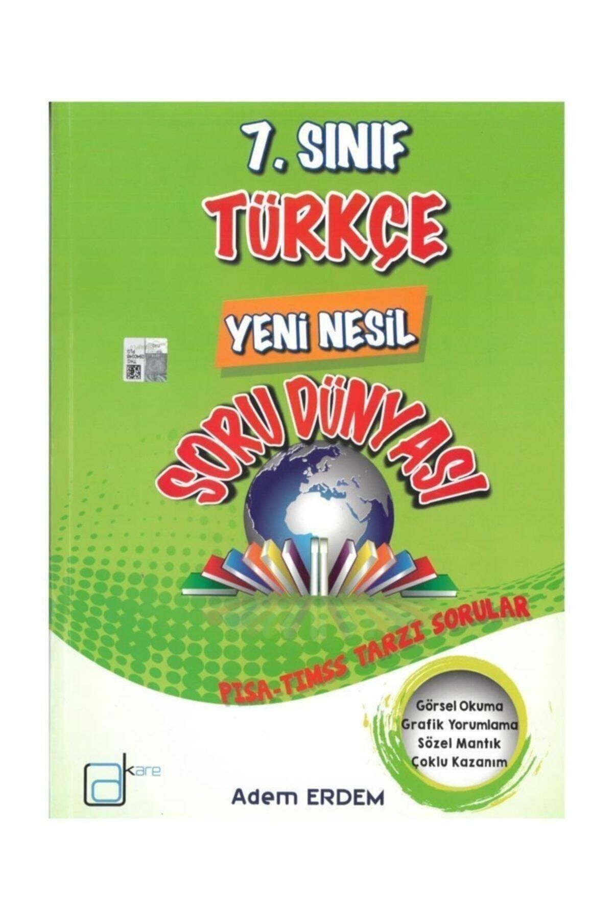 A KARE YAYINLARI A Kare 7.sınıf Türkçe Soru Bankası KT02429