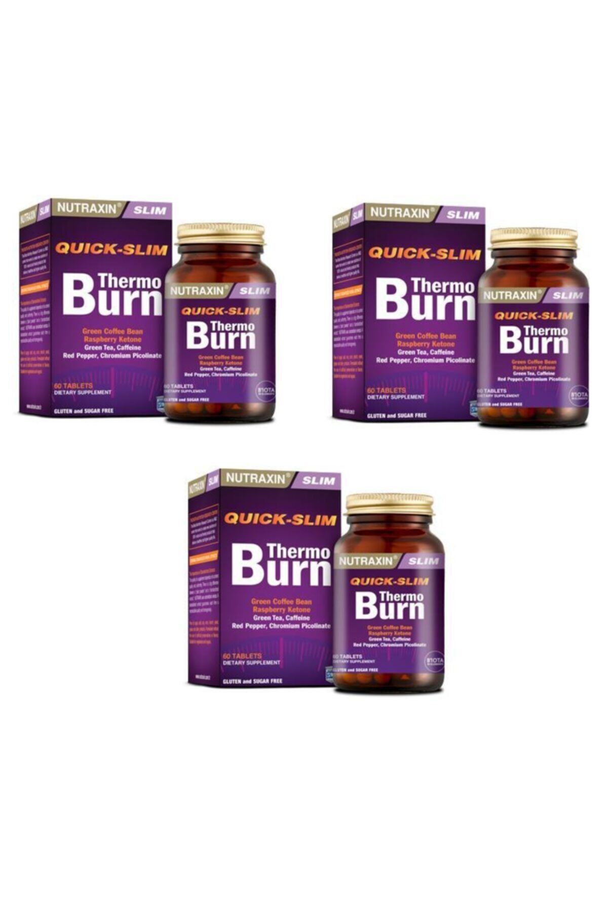 Nutraxin Quick-slim Thermo Burn 60 Tablet X3- Trendyol