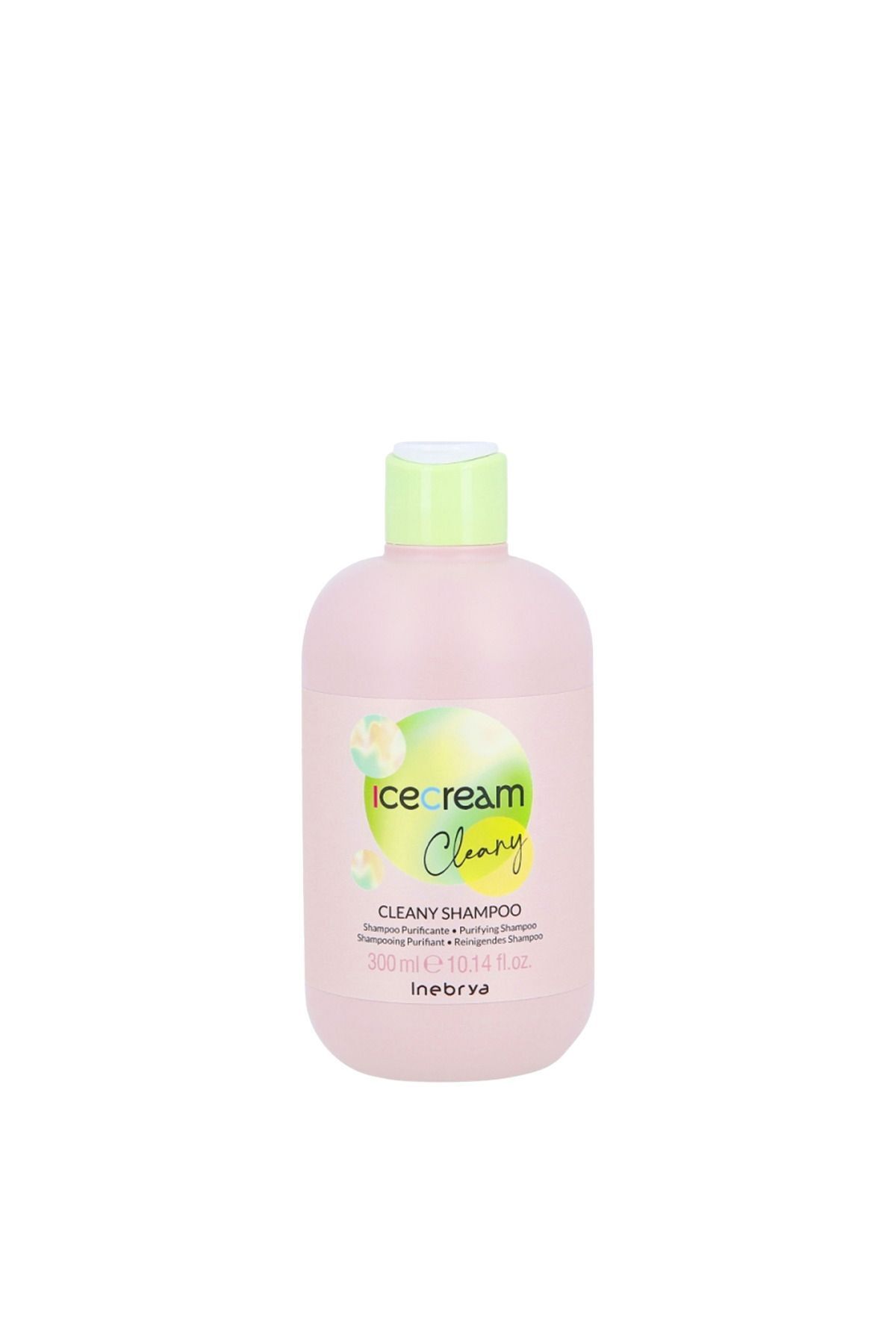 Inebrya Ice cream-(Cleany) 300 ml Scalp Shampoo - Earthquake Keyizmir for Sensitive and Dirty Hair 1