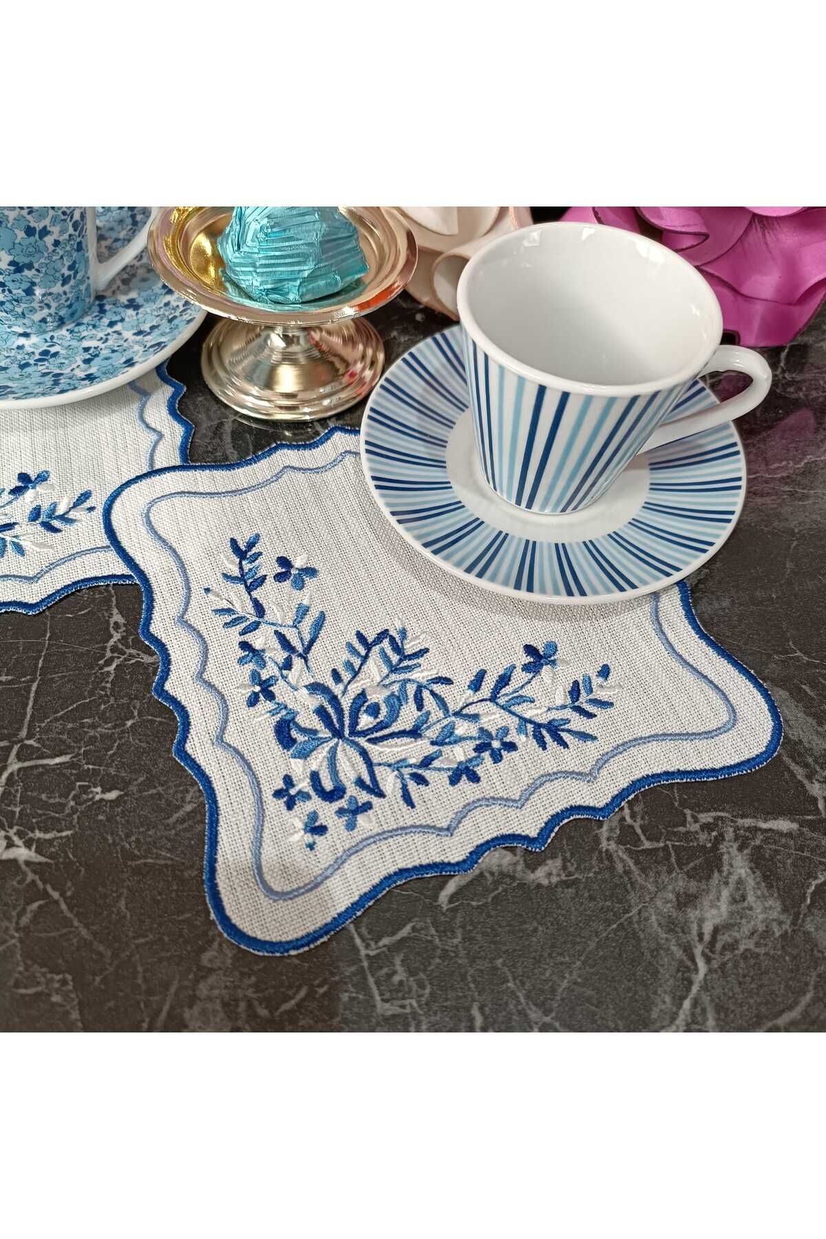 blue napkin 6 li kokteyl peçetesi, kahve yanı peçete