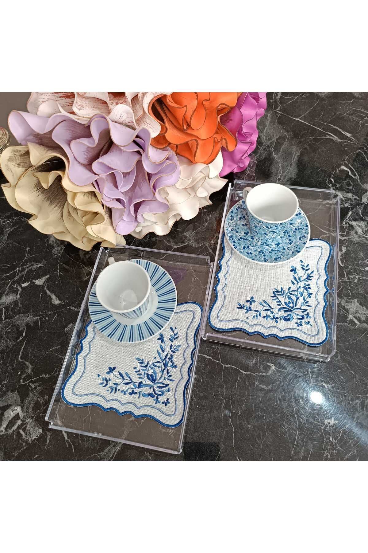 blue napkin 6 li kokteyl peçetesi, kahve yanı peçete