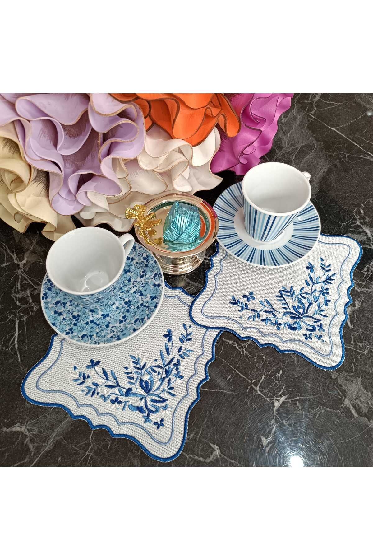 blue napkin 6 li kokteyl peçetesi, kahve yanı peçete