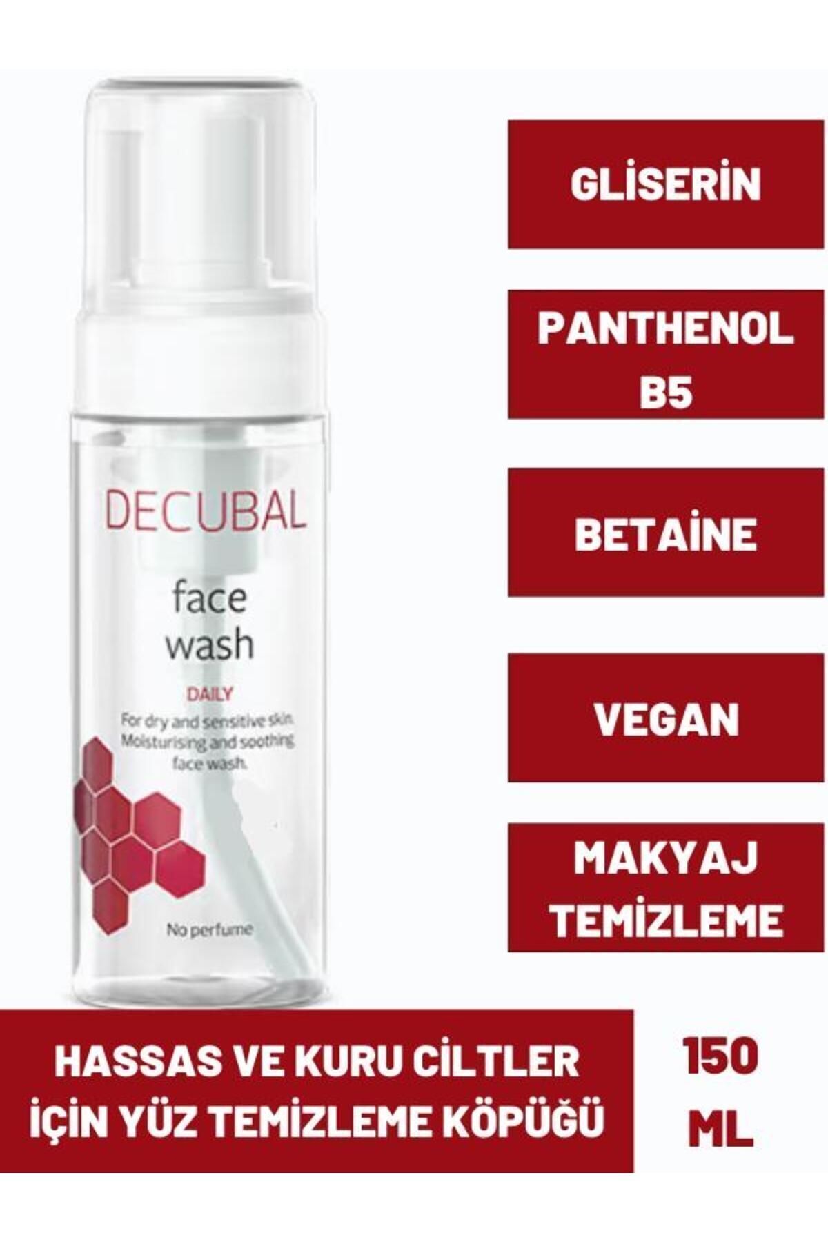 Decubal-Face Wash Facial Cleansing Foam for Sensitive and Dry Skin 150 ML 2