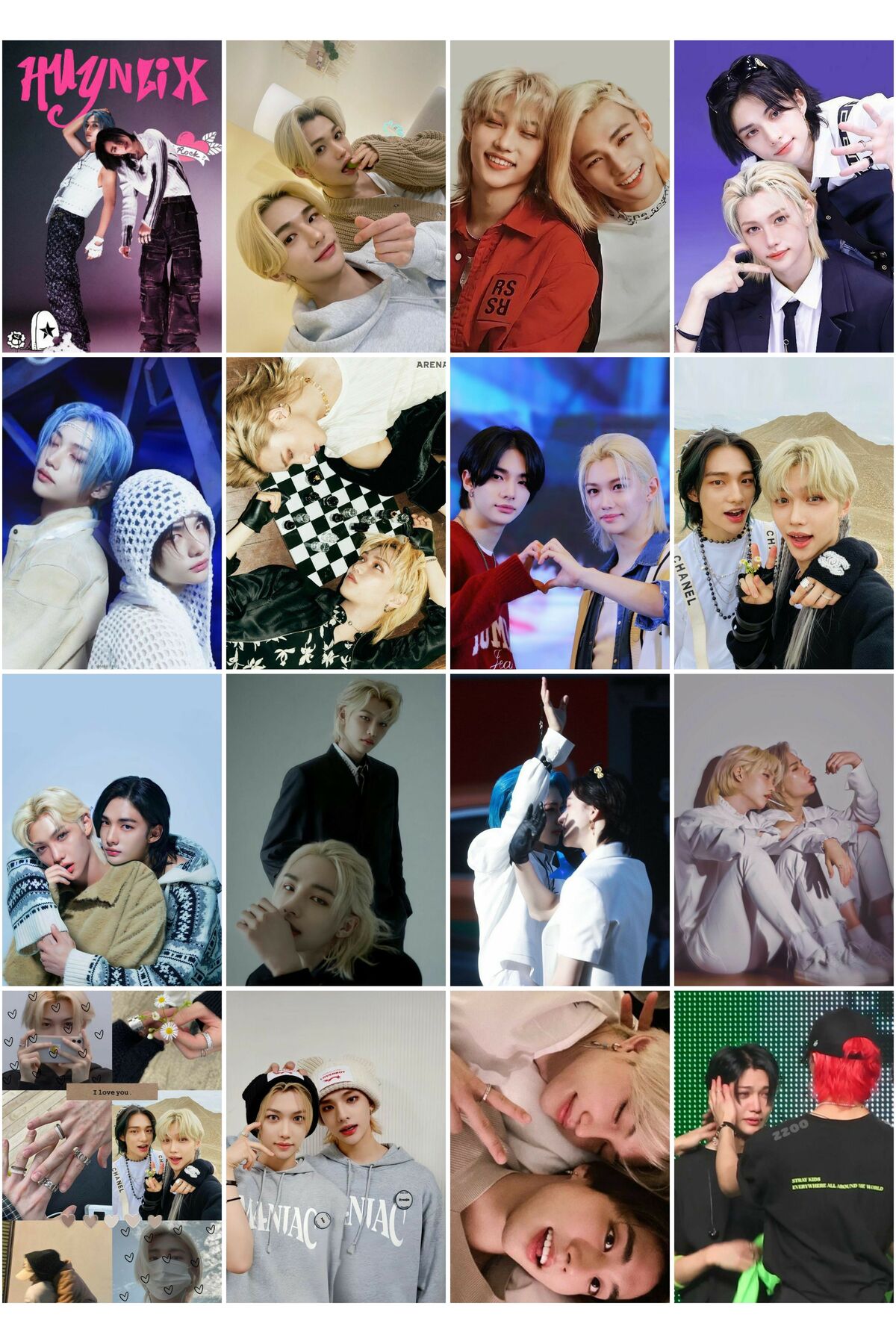 owl bag Hyunlix - stray kids   Desenli Tasarım 16' L Fotokart Seti