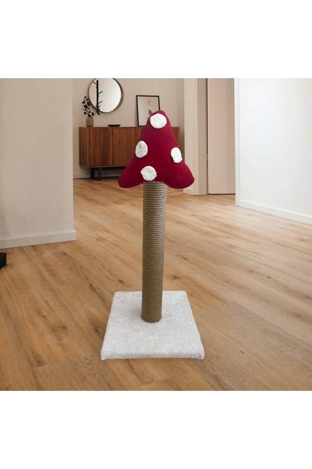 AFRALYAHOME-Mushroom Cat Scratching Tree, Special Design Cat Scratching Stand 50 cm 3