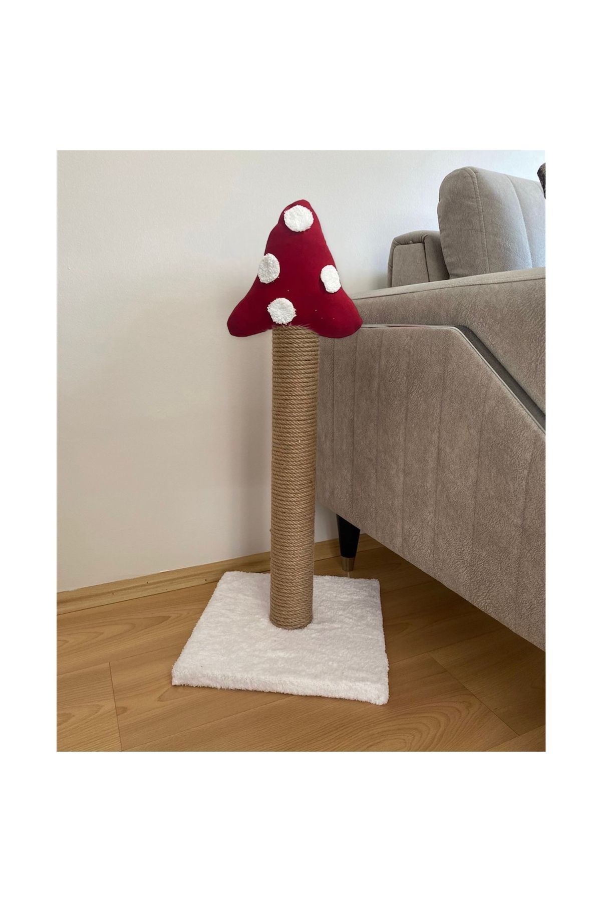 AFRALYAHOME-Mushroom Cat Scratching Tree, Special Design Cat Scratching Stand 50 cm 2