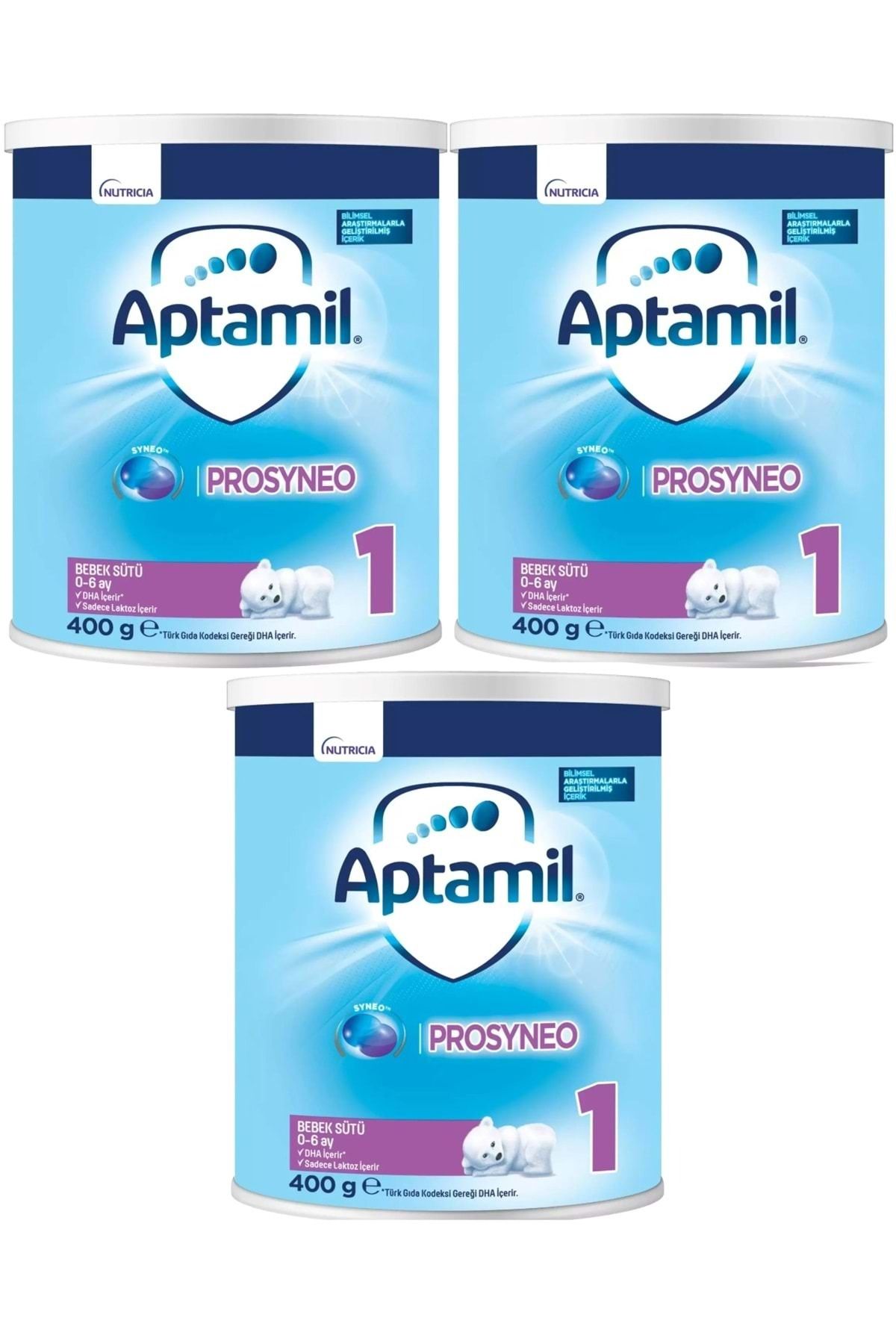 Aptamil Nutrıcıa Aptamil Prosyneo Bebek Sütü 400GR No:1 (0-6 Ay Doğumdan itibaren) (3 Lü Set)