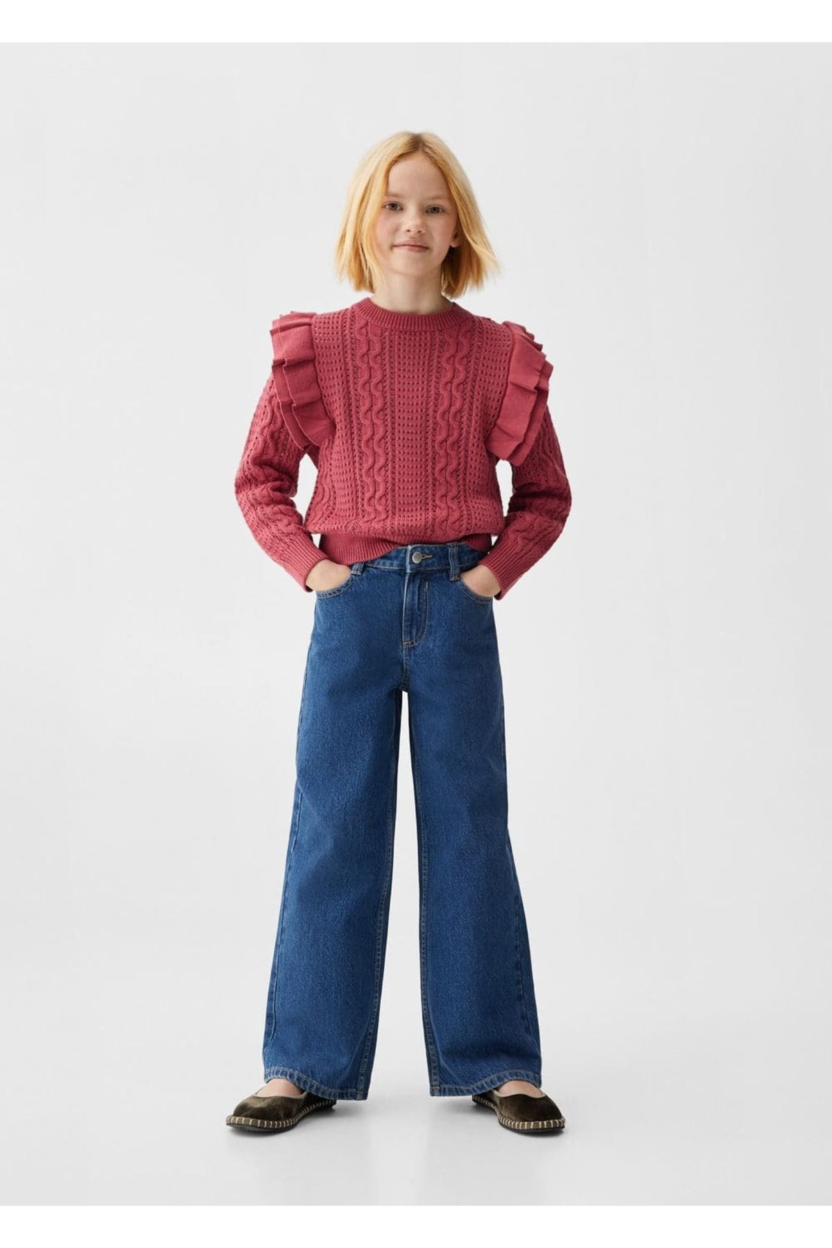 MANGO Kids-Red Sweater for Kids 2