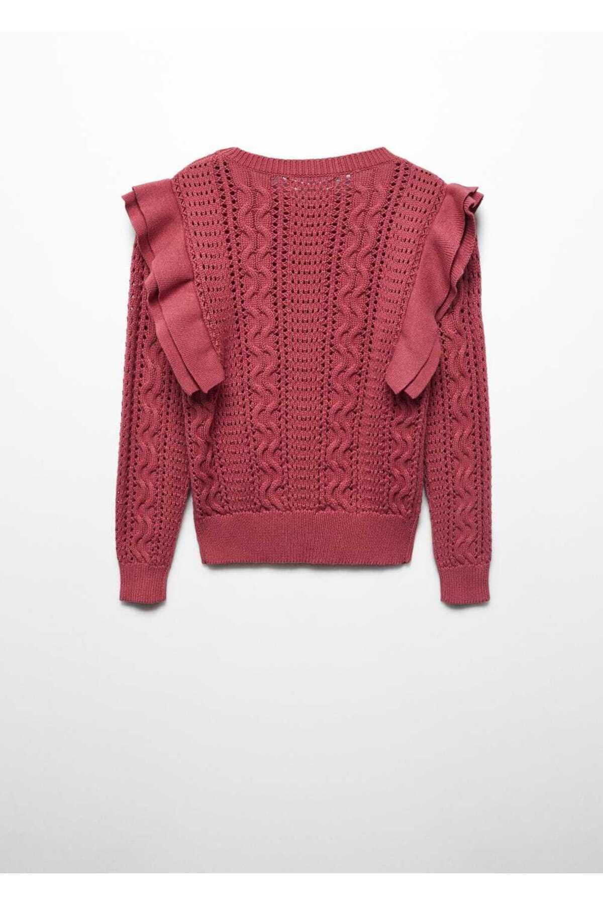 MANGO Kids-Red Sweater for Kids 4
