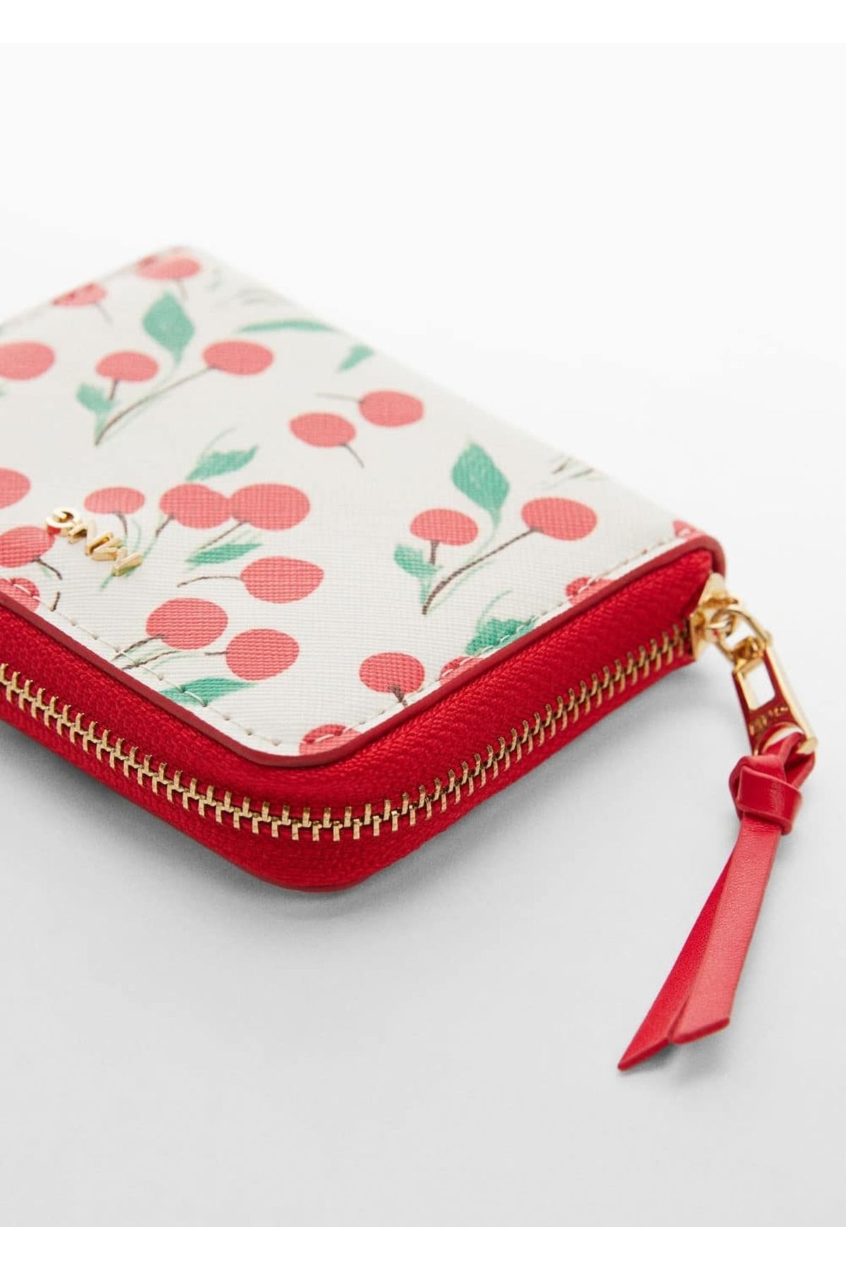 MANGO Woman-Cherry Pattern Wallet 3