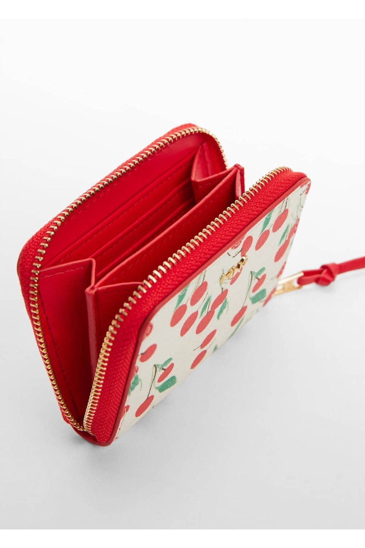 MANGO Woman-Cherry Pattern Wallet 1