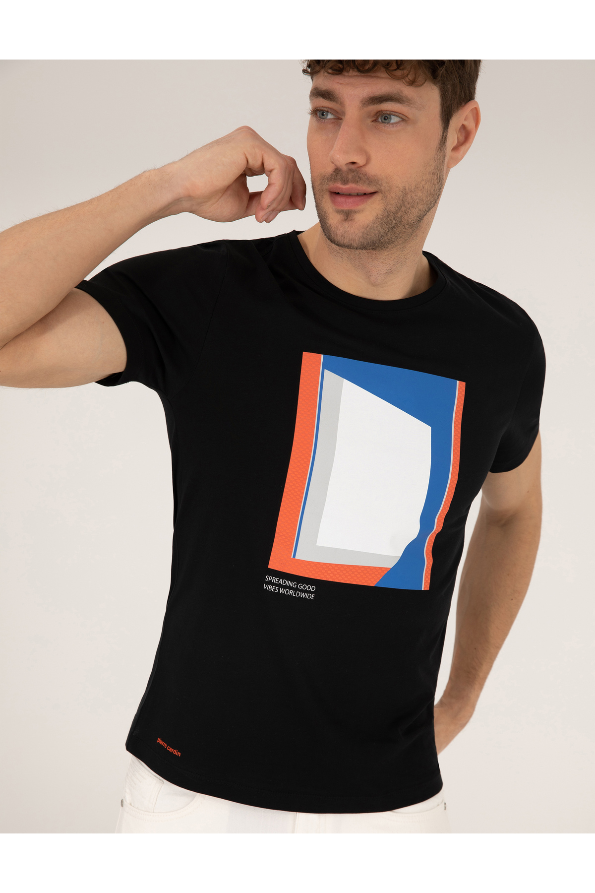 تی شرت مردانه پیر کاردین | 50263922-VR046 Pierre Cardin - Image 3