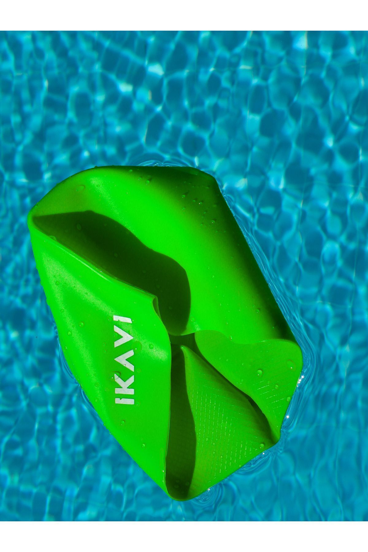 İKAVİ-Neon High Quality Silicone Sea and Pool Cap 2