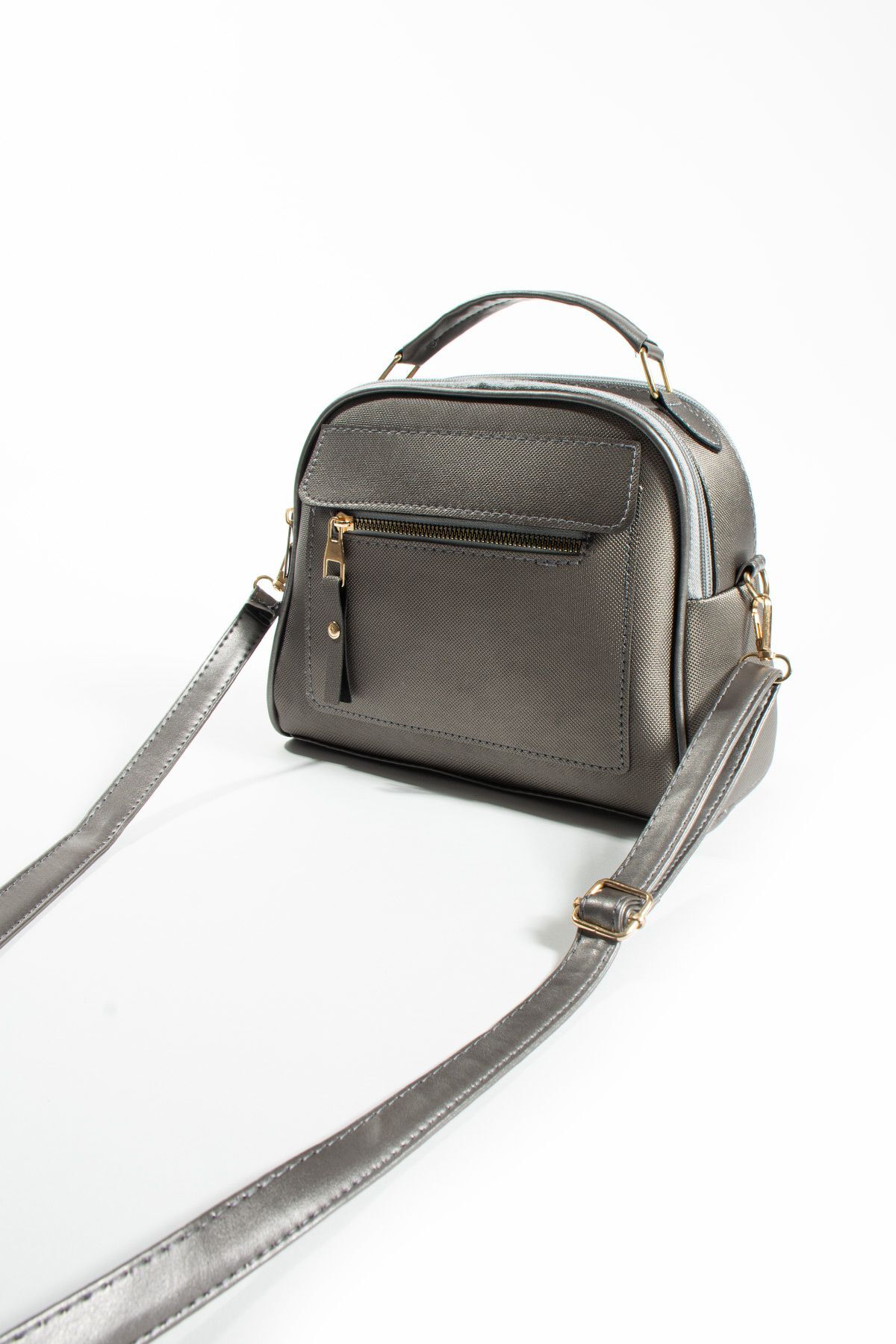 Women's crossbody 3 compartment lined stylish designer handbag and shoulder bag