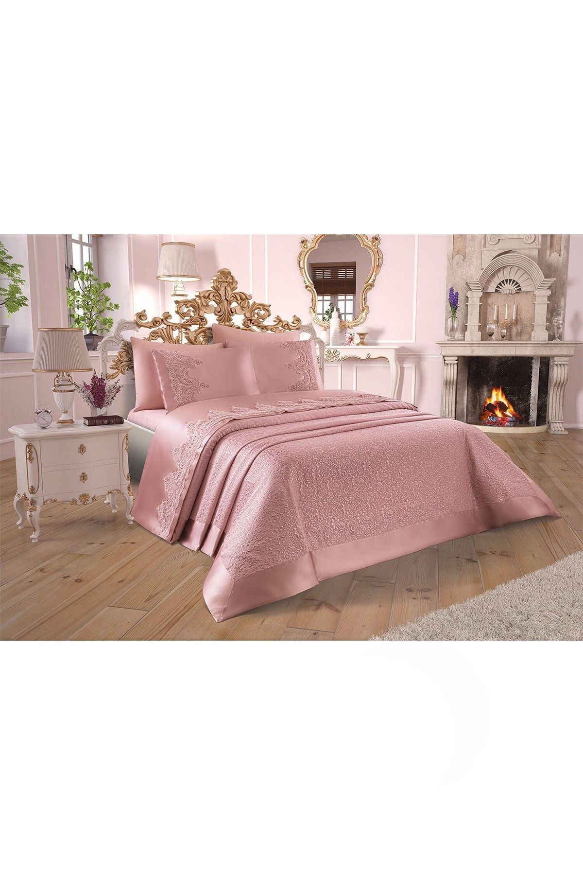 Çeyiz Diyarı-Çeyizdiyari French Guipure Andre Pike Set prášek 206310 2