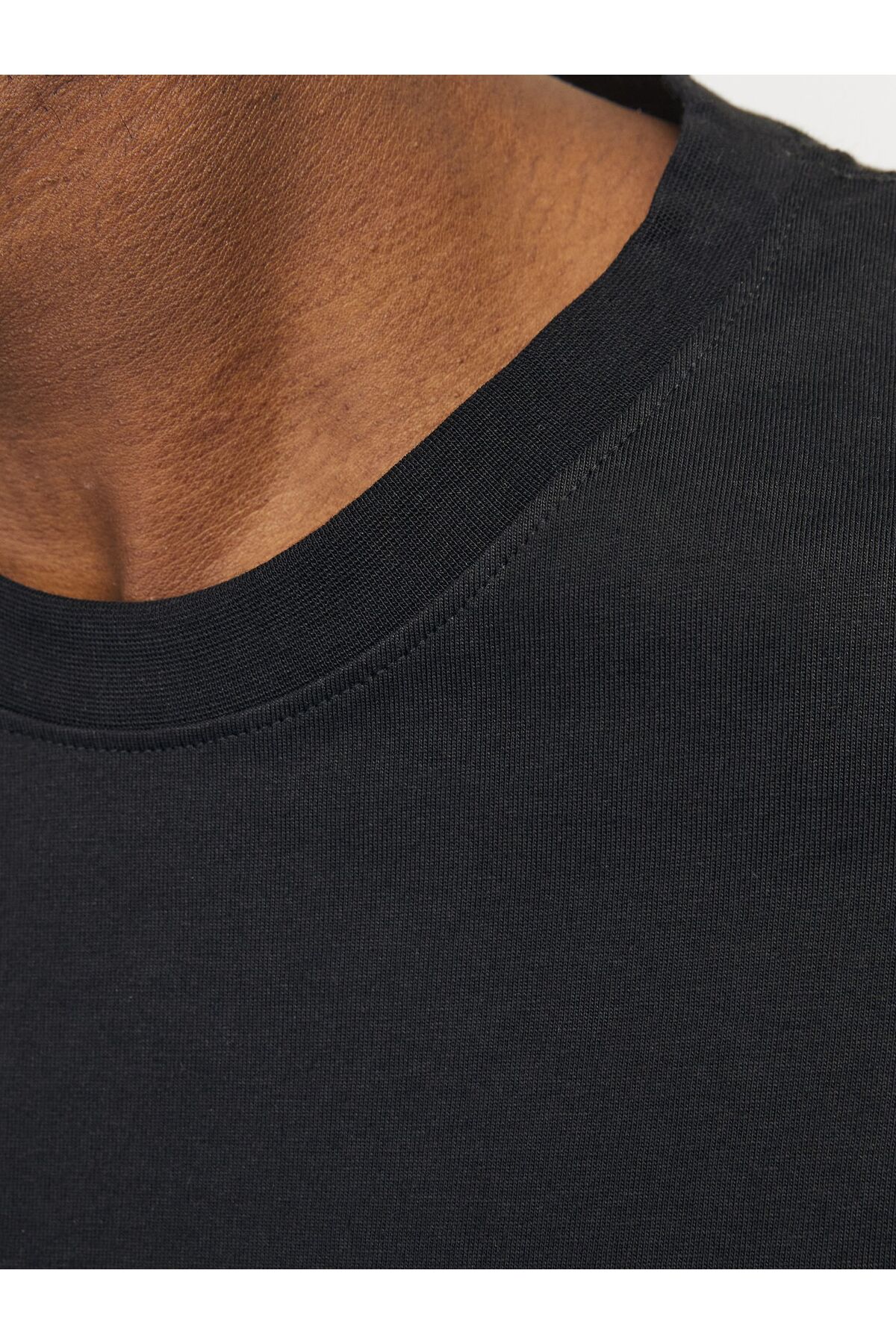 تیشرت مردانه مشکی جک اند جونز | J&J 12256717 اورجینال - تصویر 6