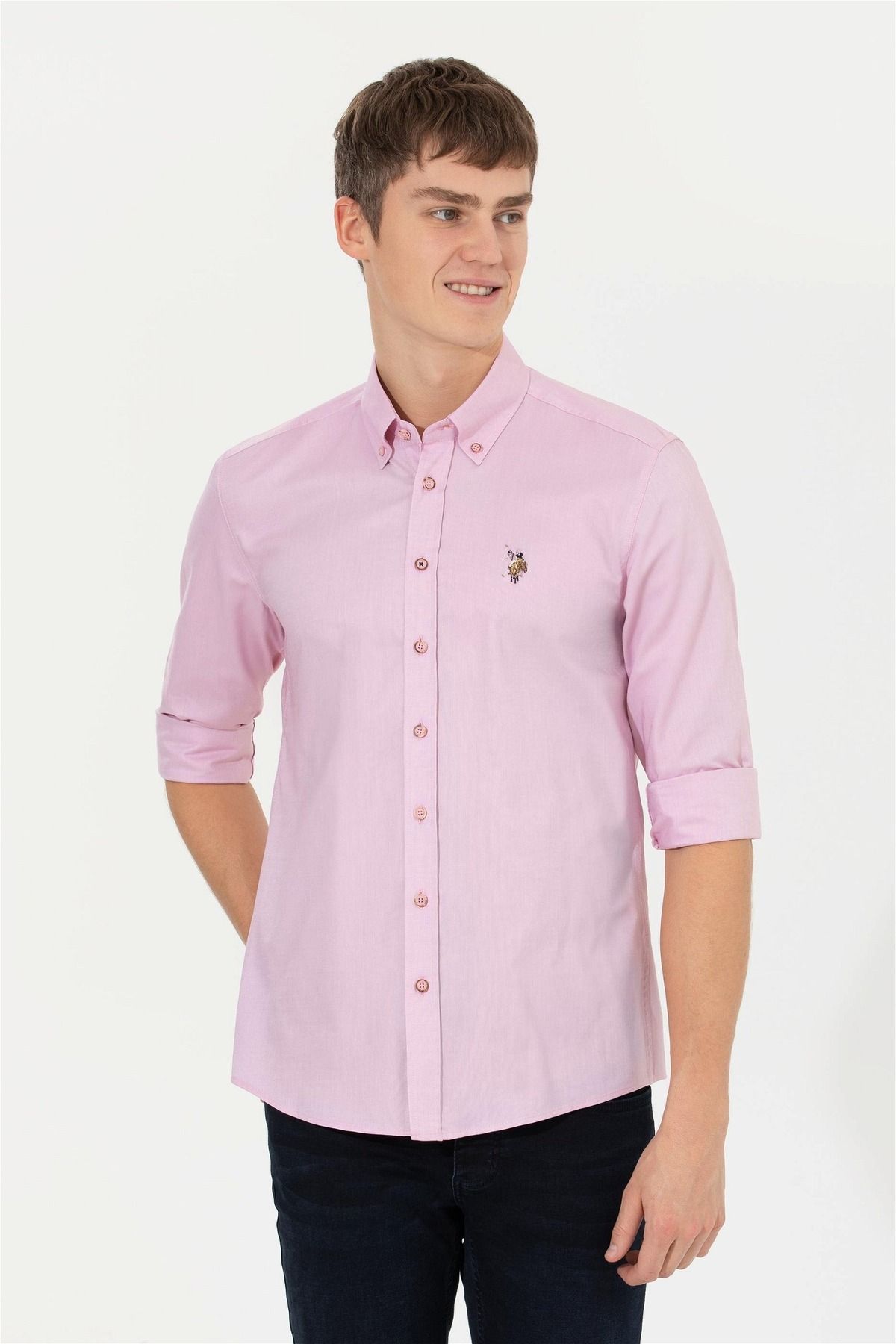 CEDRO024Y US Polo Assn پیراهن مردانه 1829779 آبی روشن